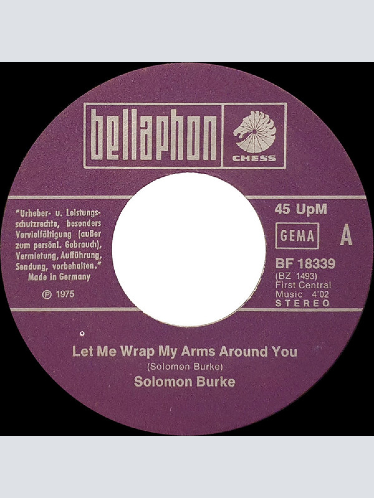 Vinyl / Solomon Burke - Let Me Wrap My Arms Around You