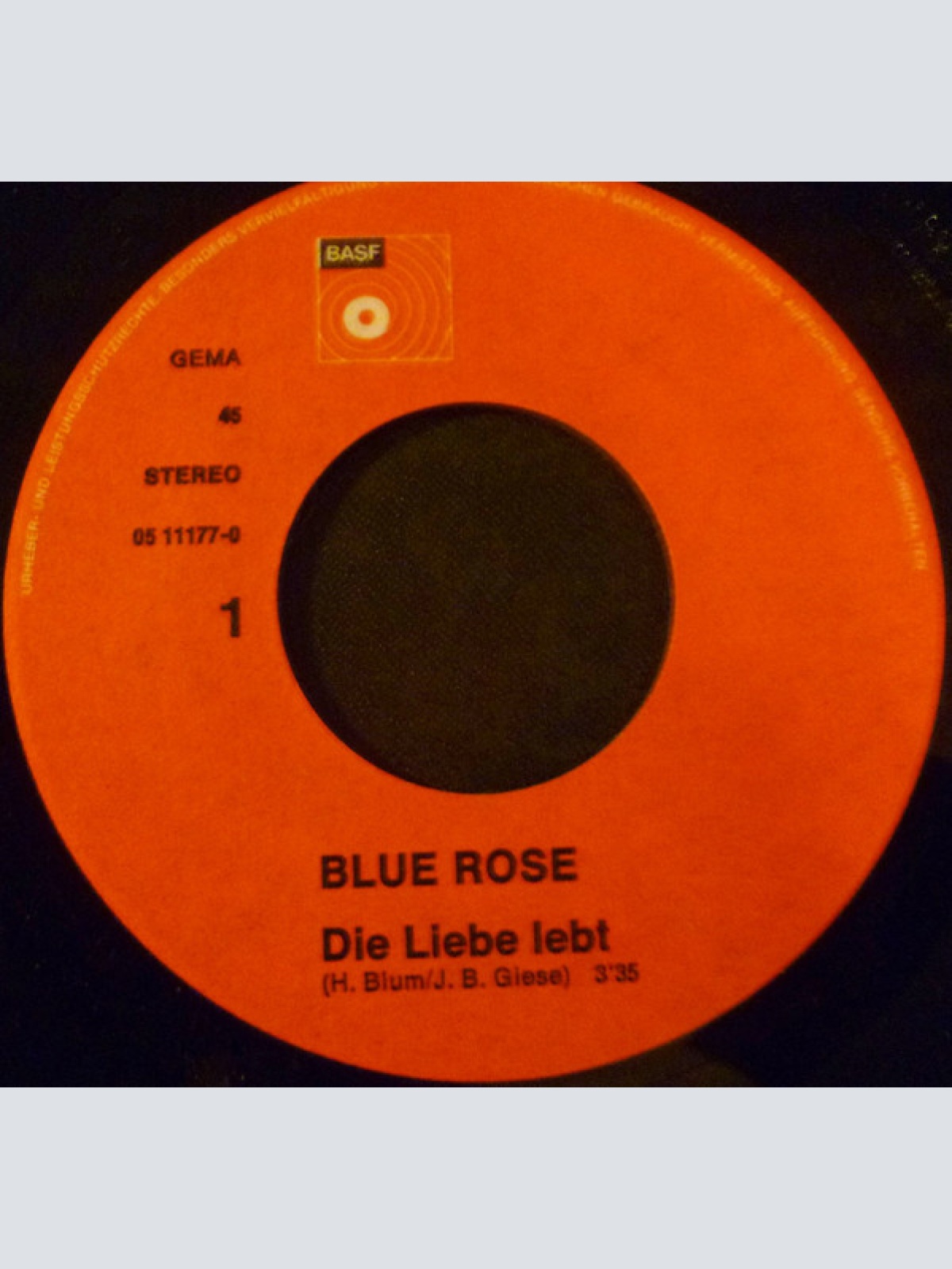 Vinyl / Blue Rose (4) - Die Liebe Lebt