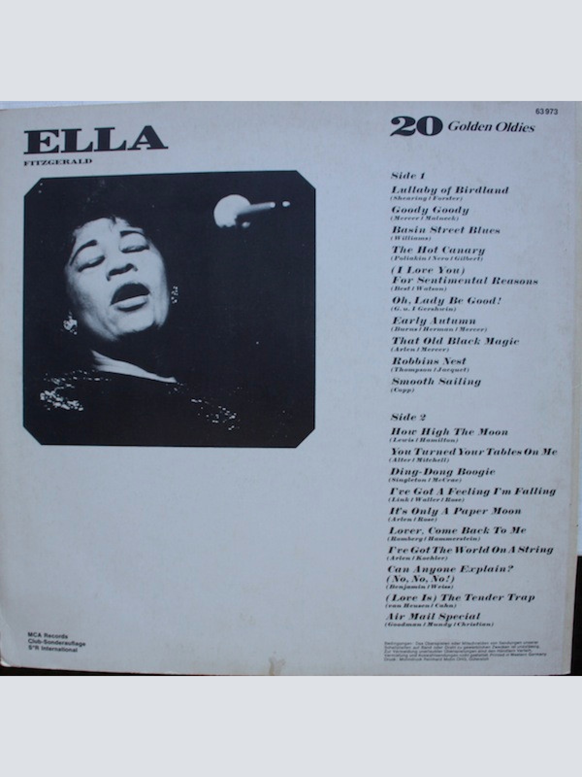 Vinyl / Ella Fitzgerald - 20 Golden Oldies