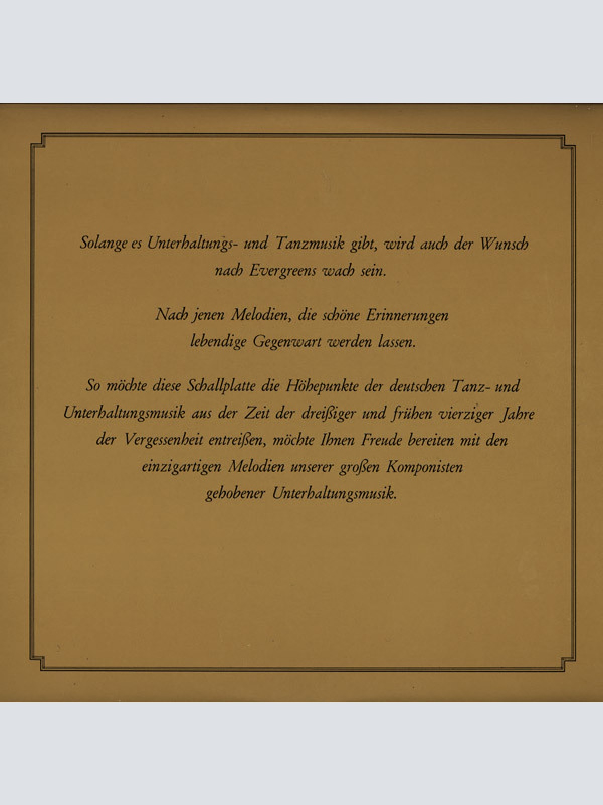 Vinyl / Erwin Lehn Und Ein Großes Rundfunkorchester - Mit Dir War Es Immer So Schön