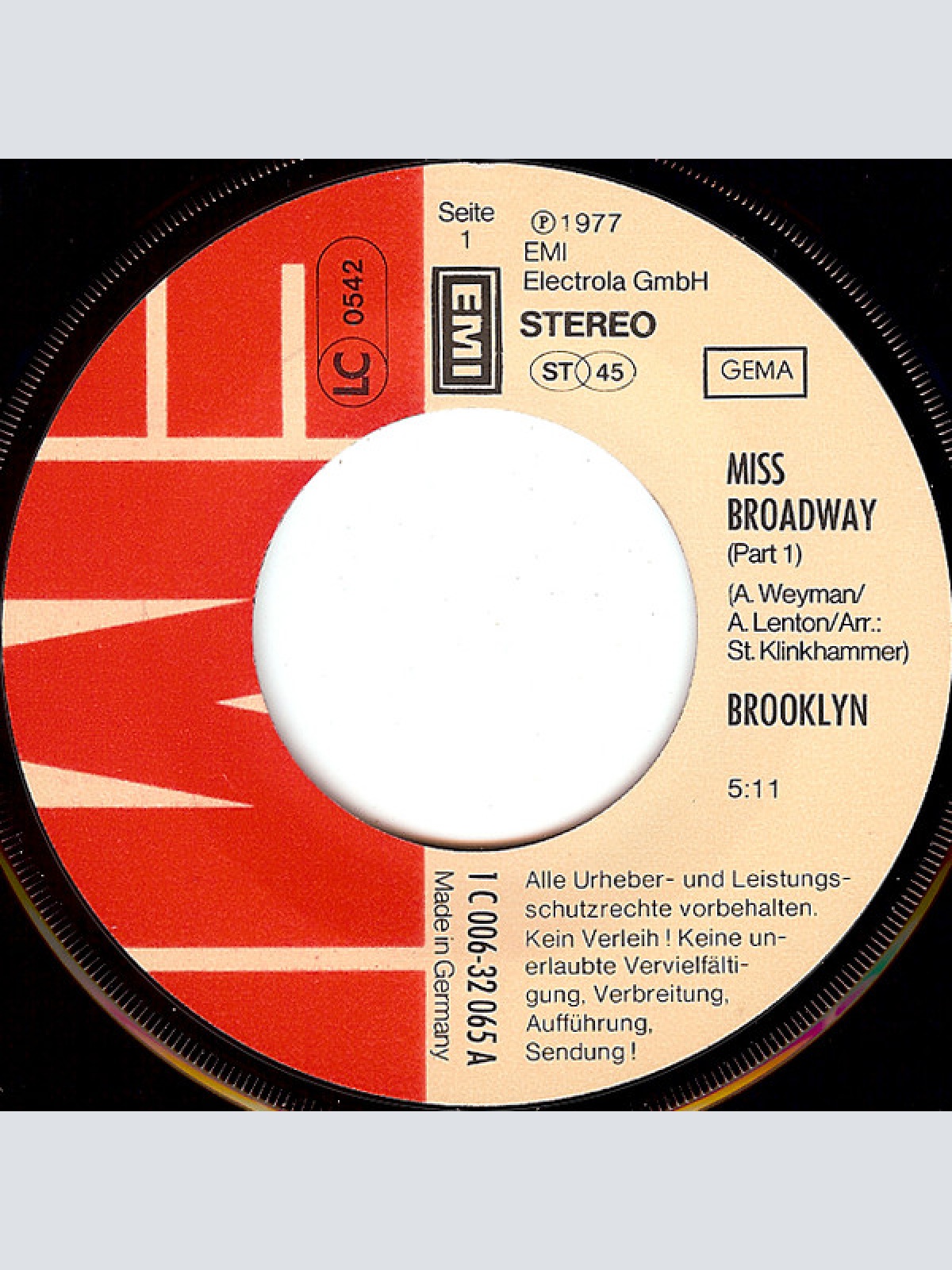 Vinyl / Brooklyn (11) - Miss Broadway (Part 1&2)