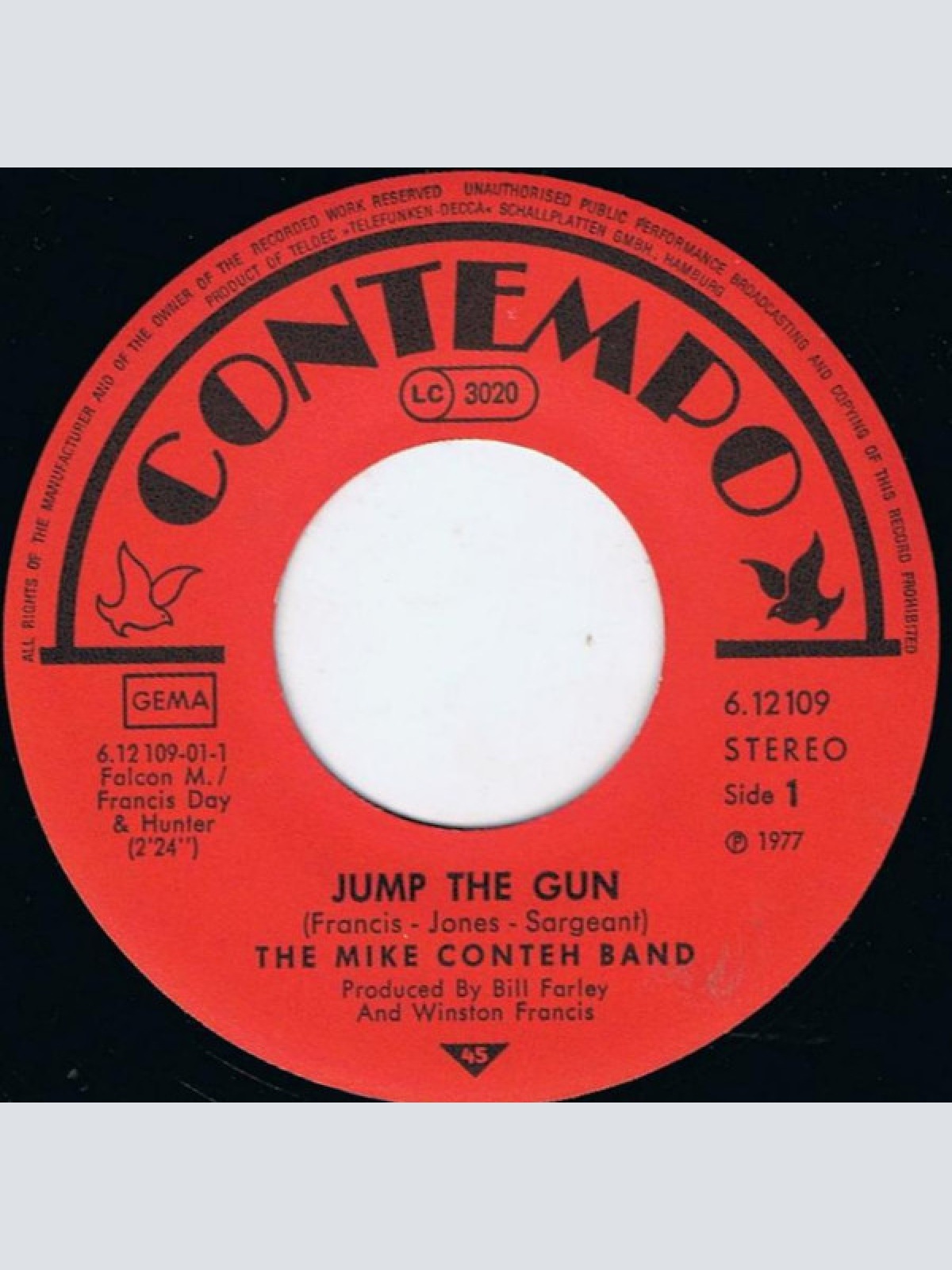 Vinyl / The Mike Conteh Band - Jump The Gun