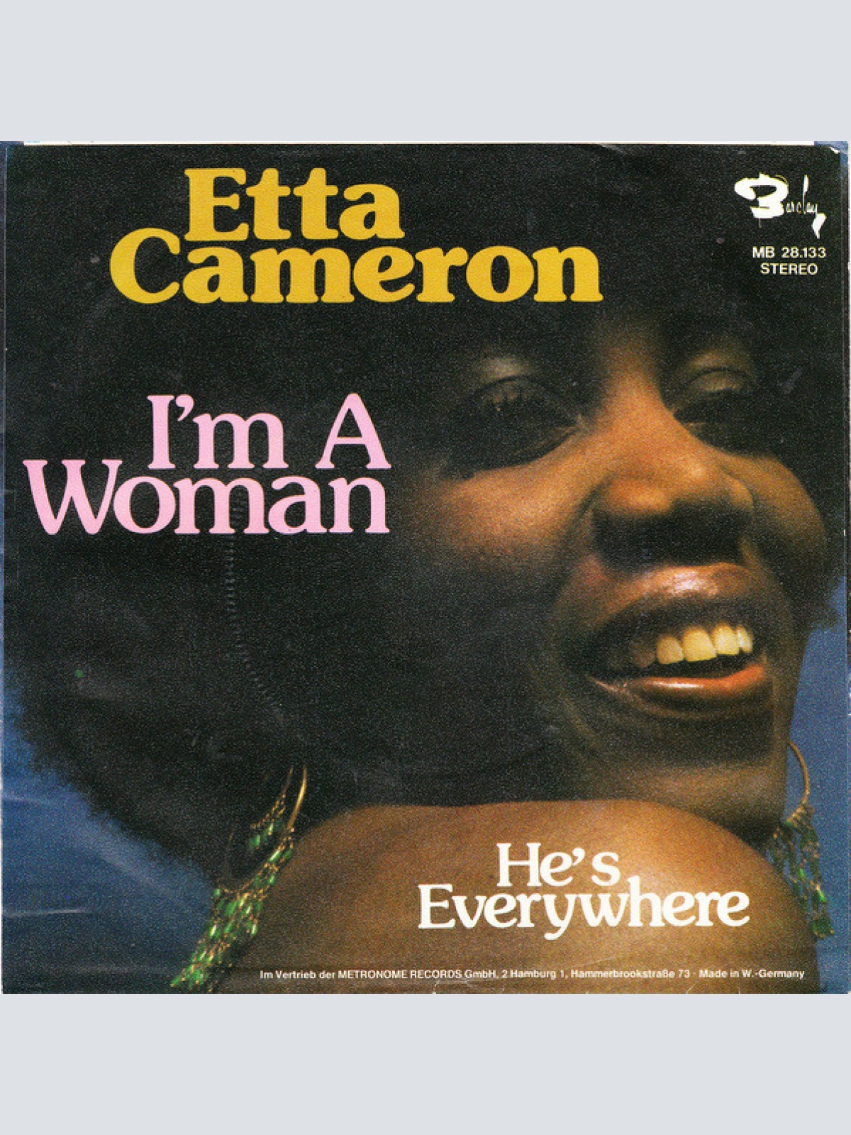 Vinyl / Etta Cameron - I'm A Woman