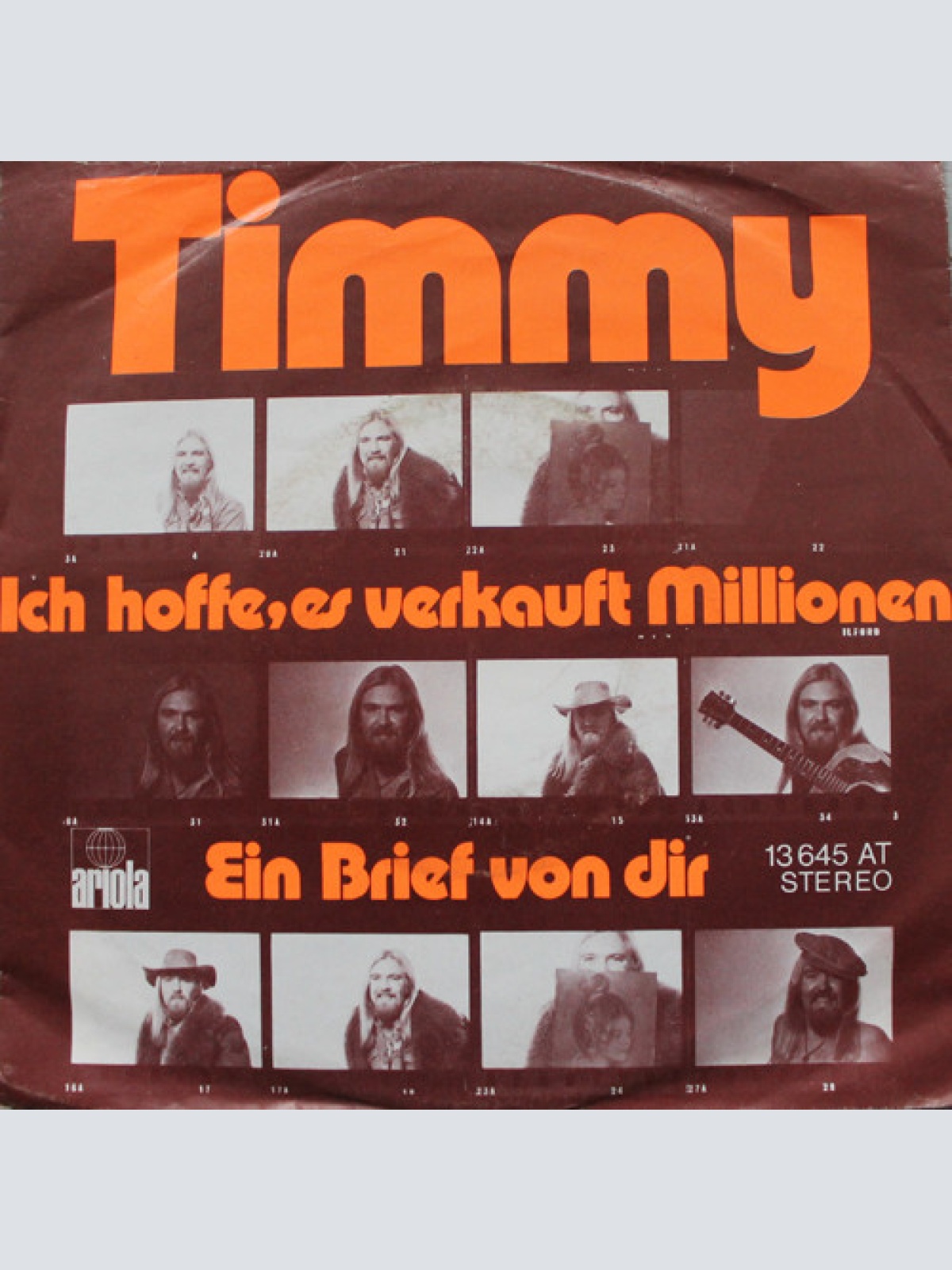 Vinyl / Timmy* - Ich Hoffe, Es Verkauft Millionen