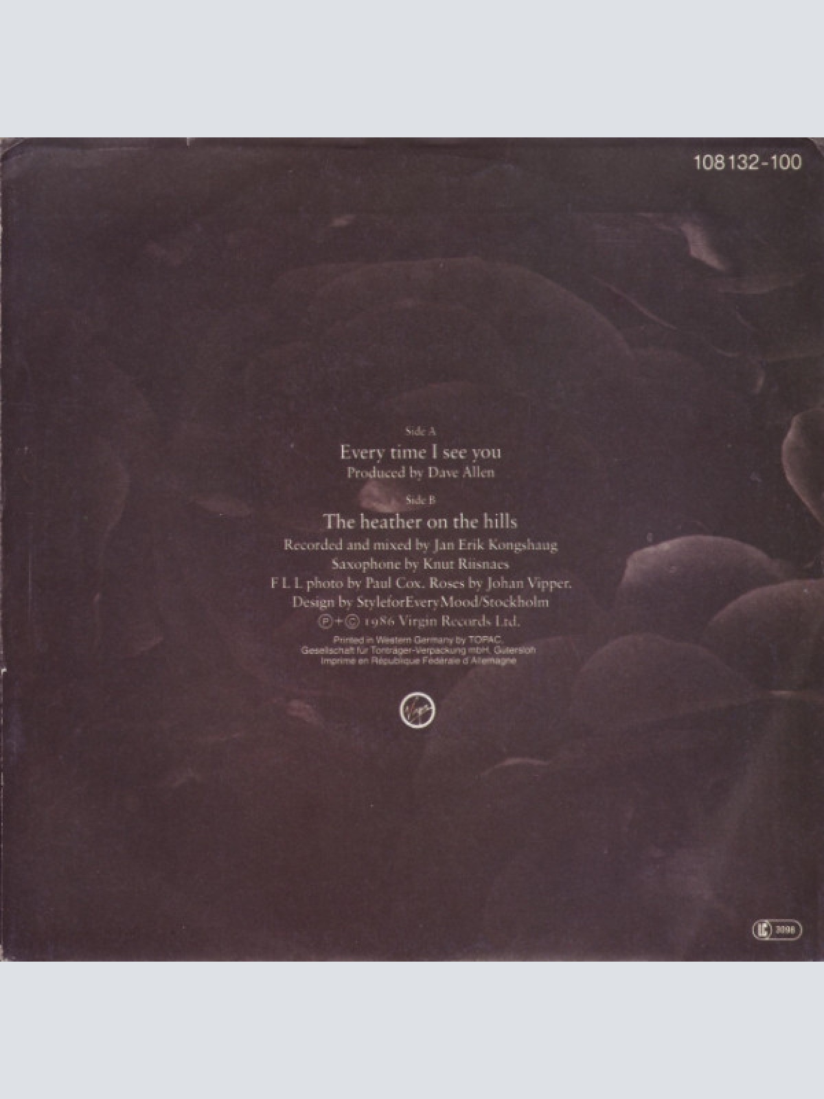 Vinyl / Fra Lippo Lippi - Every Time I See You