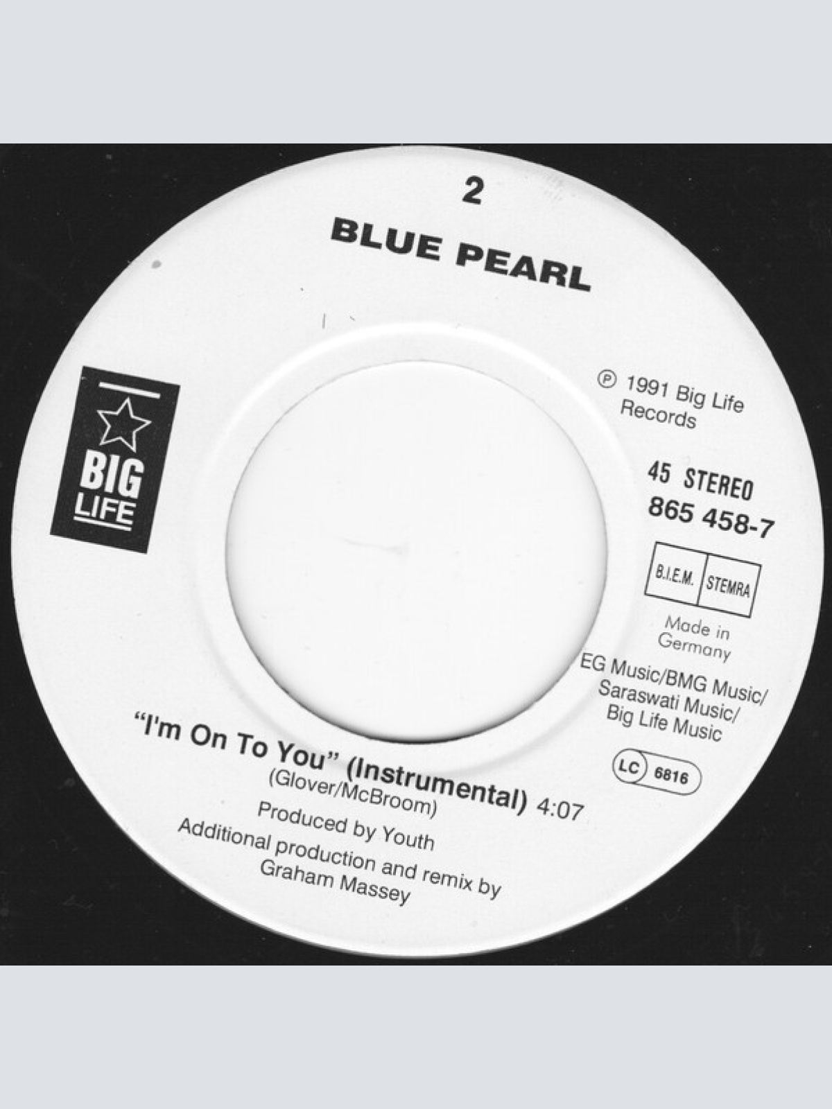Vinyl / Blue Pearl - (Can You) Feel The Passion