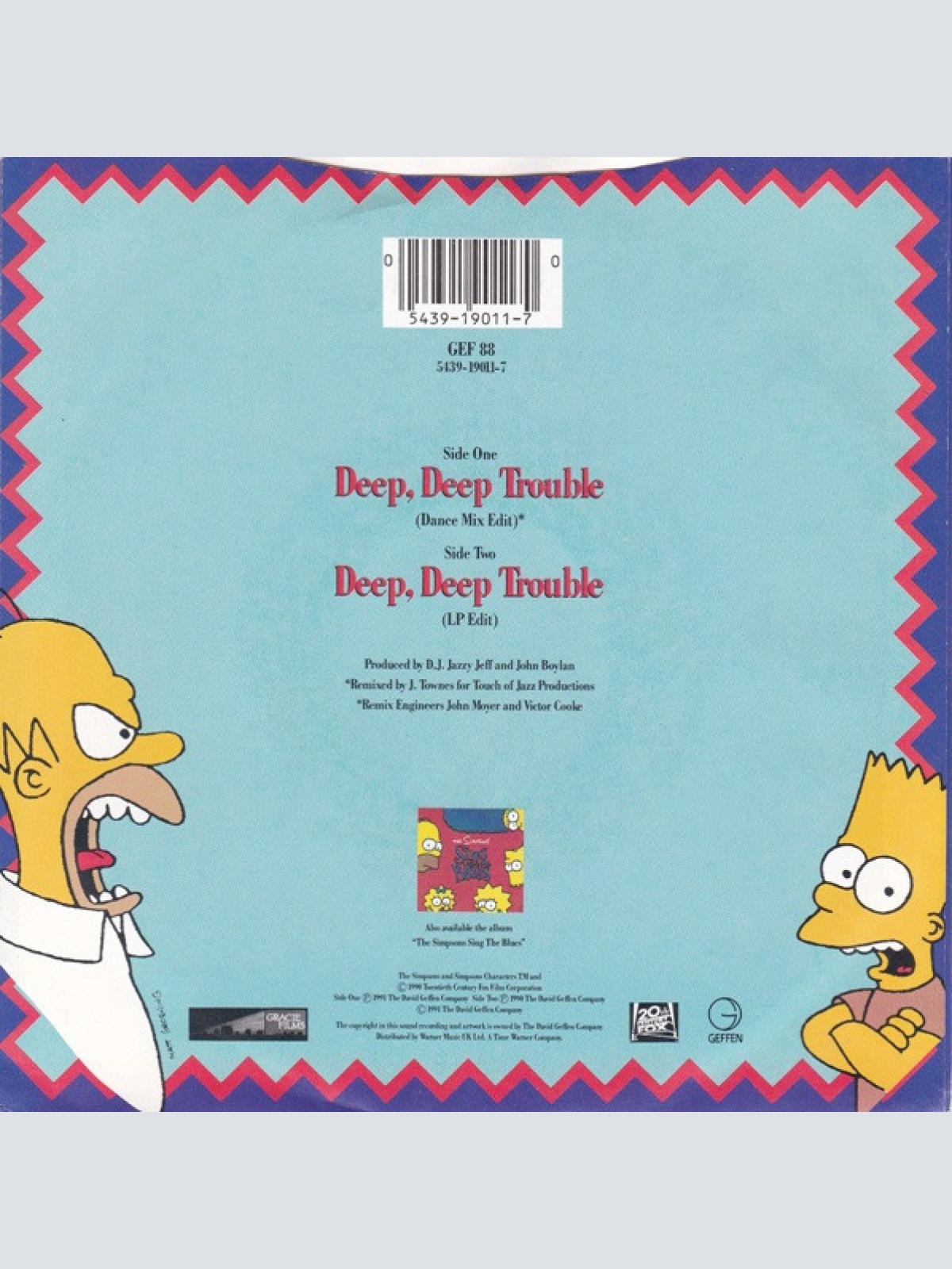 Vinyl / The Simpsons Featuring Bart* & Homer* - Deep, Deep Trouble