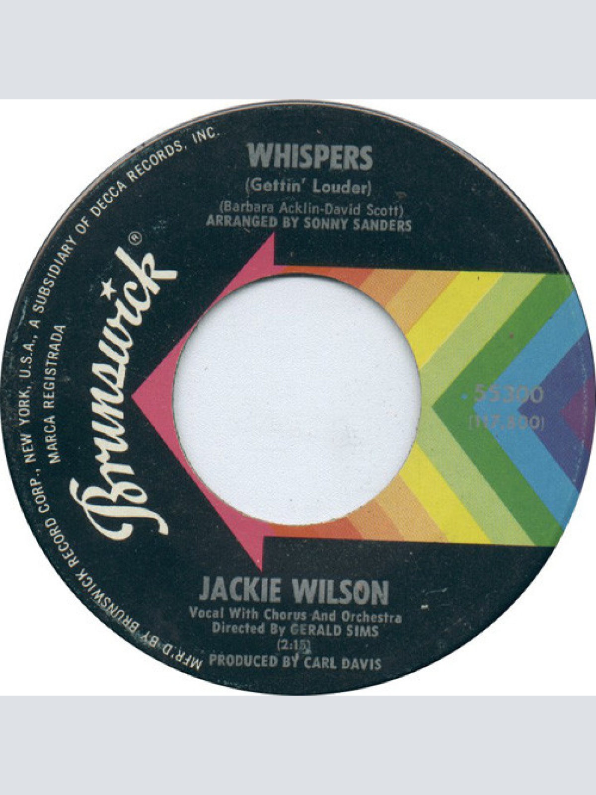 Vinyl / Jackie Wilson - Whispers (Gettin' Louder)