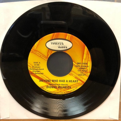 Vinyl / Dionne Warwick - Anyone Who Had A Heart / The Love Of A Boy