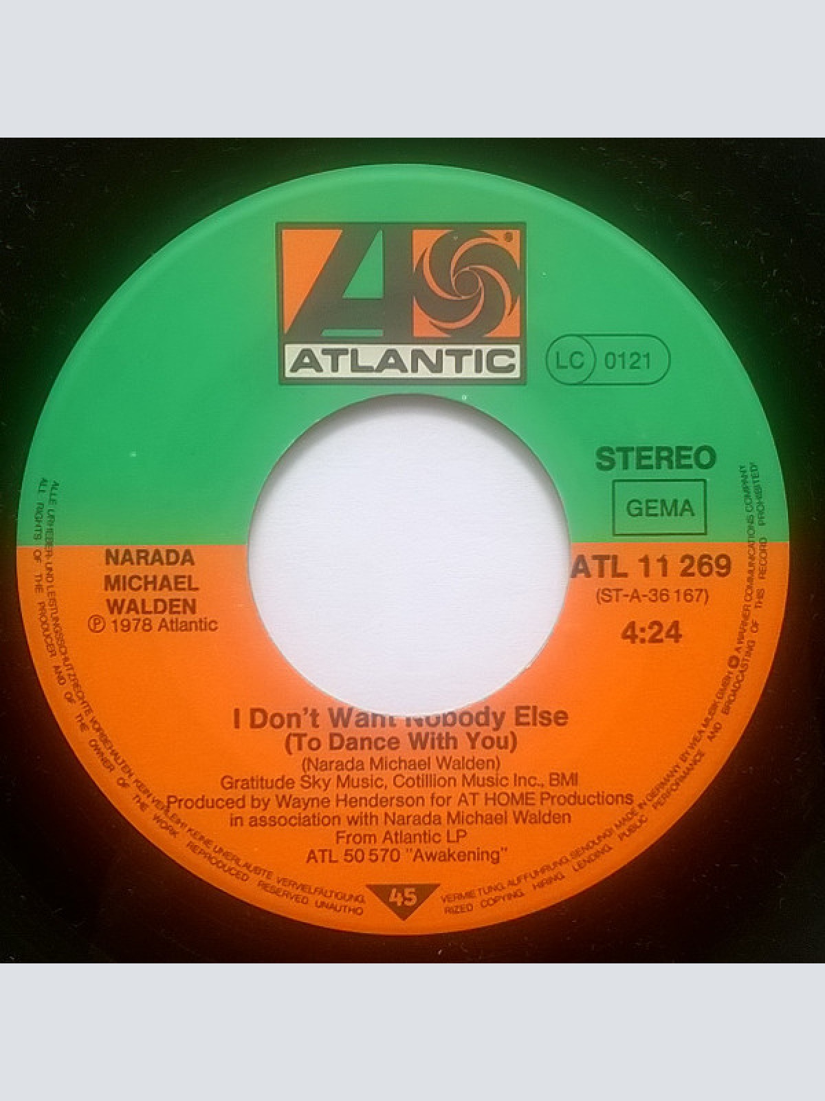 Vinyl / Narada Michael Walden - I Don't Want Nobody Else (To Dance With You)
