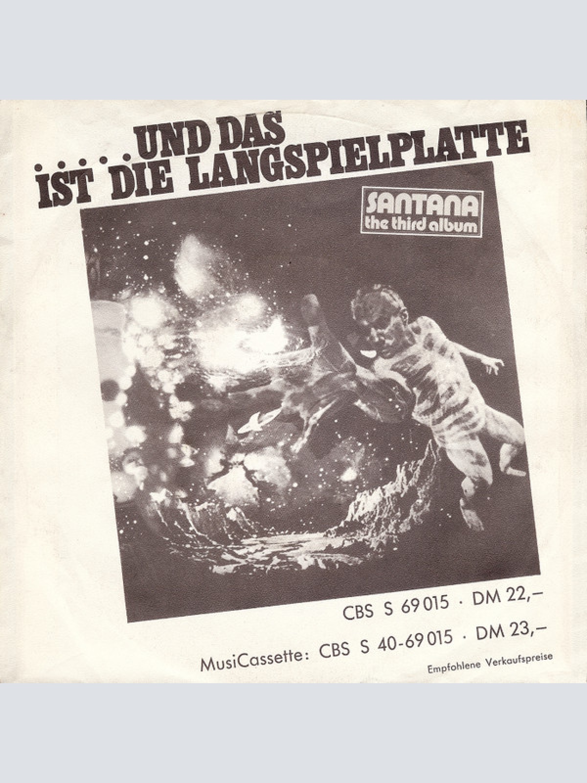 Vinyl / Santana - No One To Depend On / Taboo