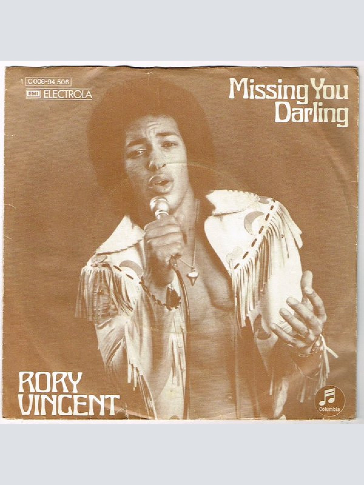 Vinyl / Rory Vincent - Missing You Darling