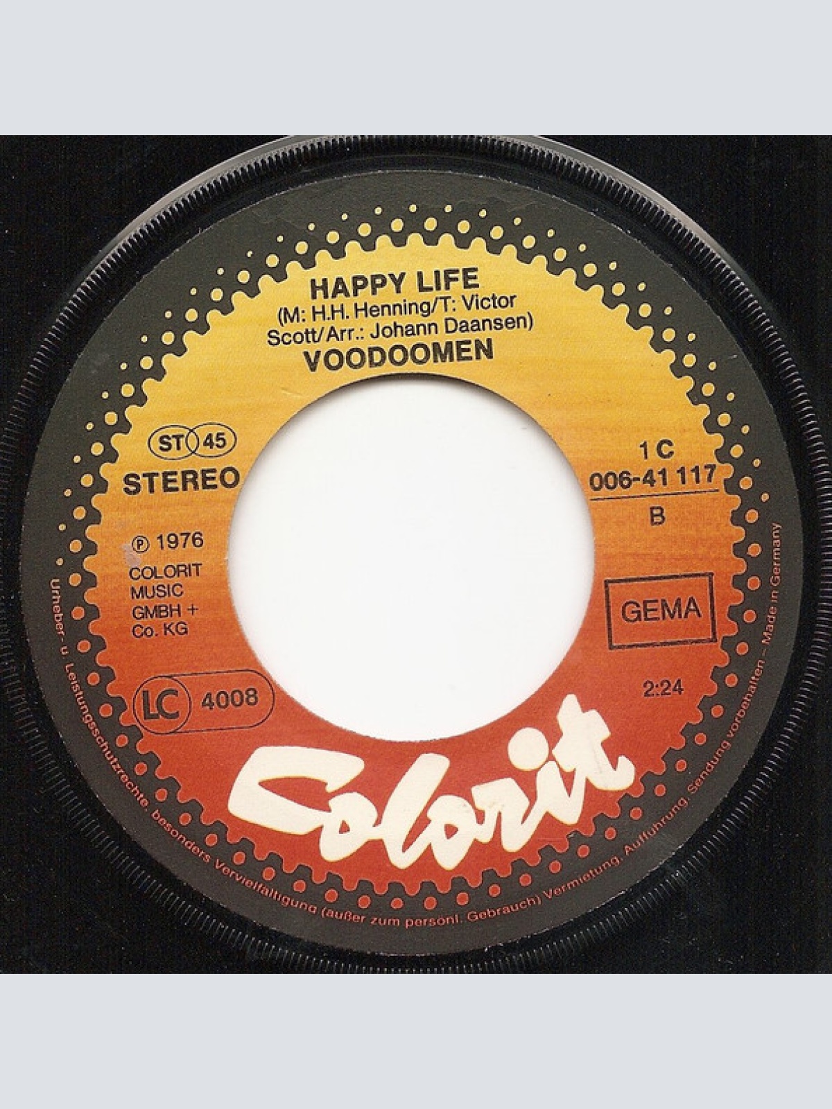 Vinyl / Voodoomen - Voodoodancing