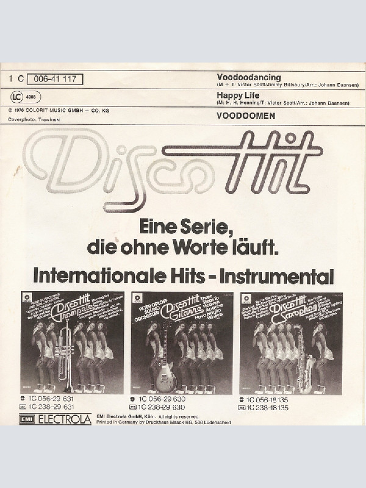 Vinyl / Voodoomen - Voodoodancing