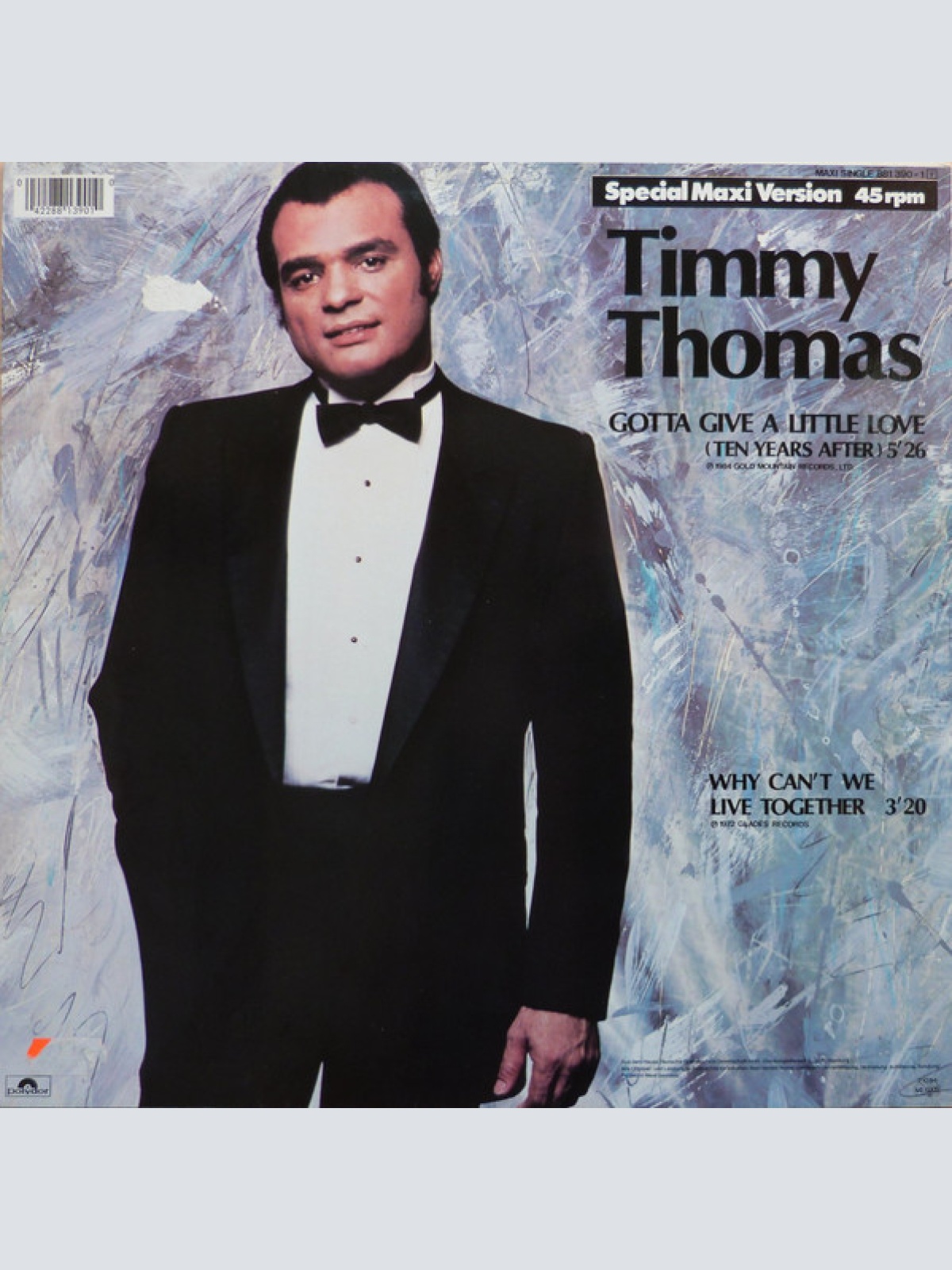 Vinyl / Timmy Thomas - Gotta Give A Little Love (Ten Years After) / Why Can't We Live Together