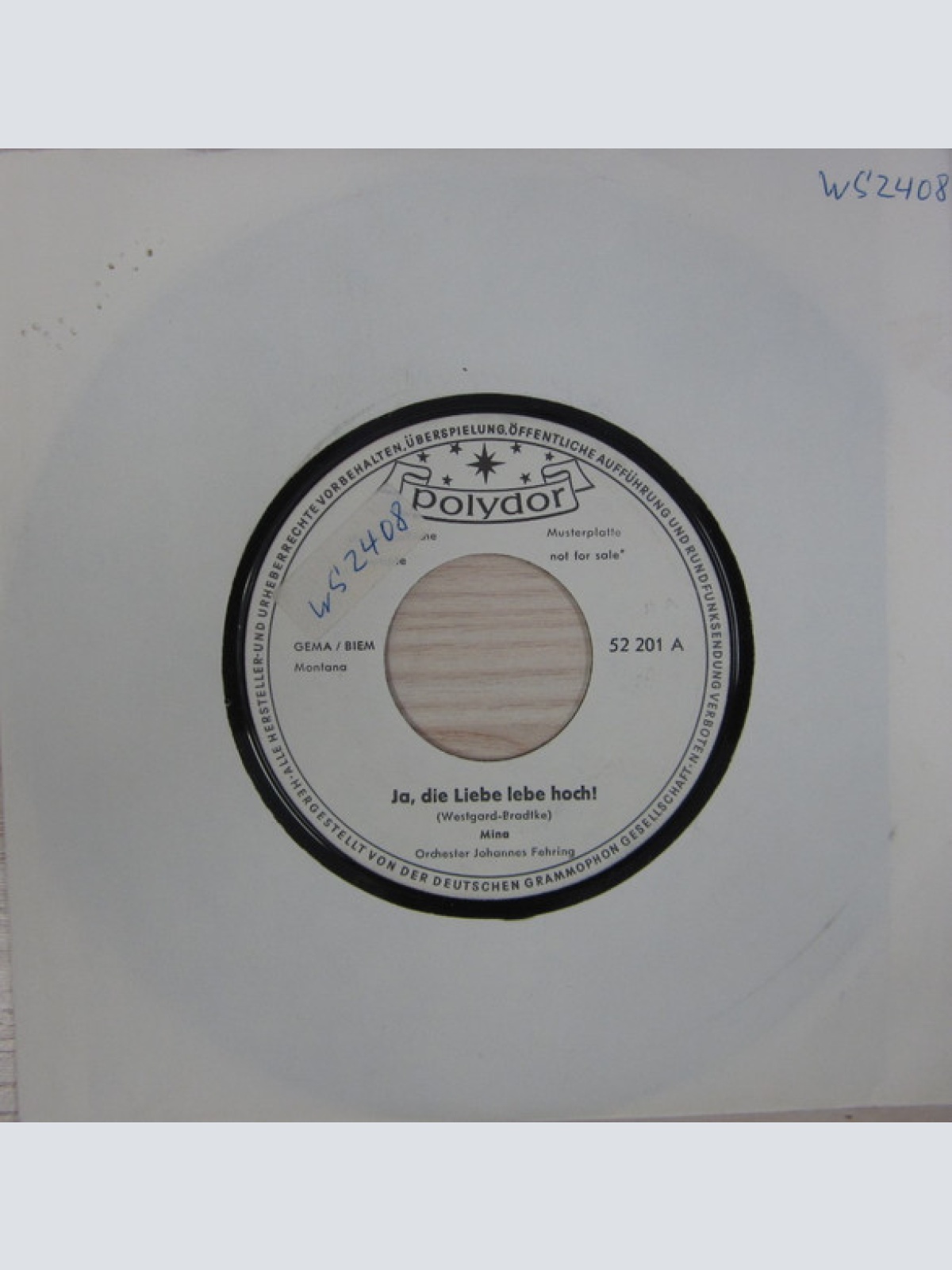 Vinyl / Mina (3) - Ja, Die Liebe Lebe Hoch