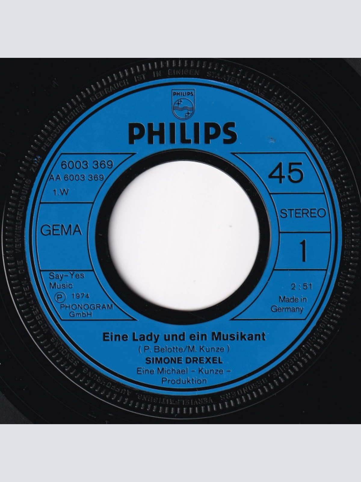 Vinyl / Simone Drexel - Eine Lady Und Ein Musikant