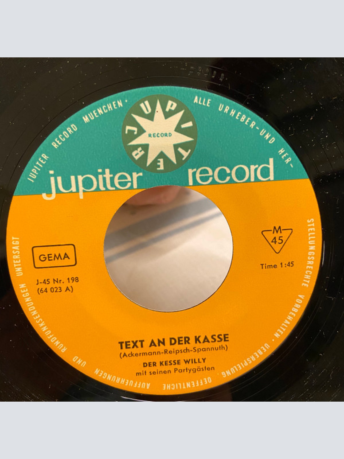Vinyl / Der Kesse Willy* - Text An Der Kasse / Keller-Party