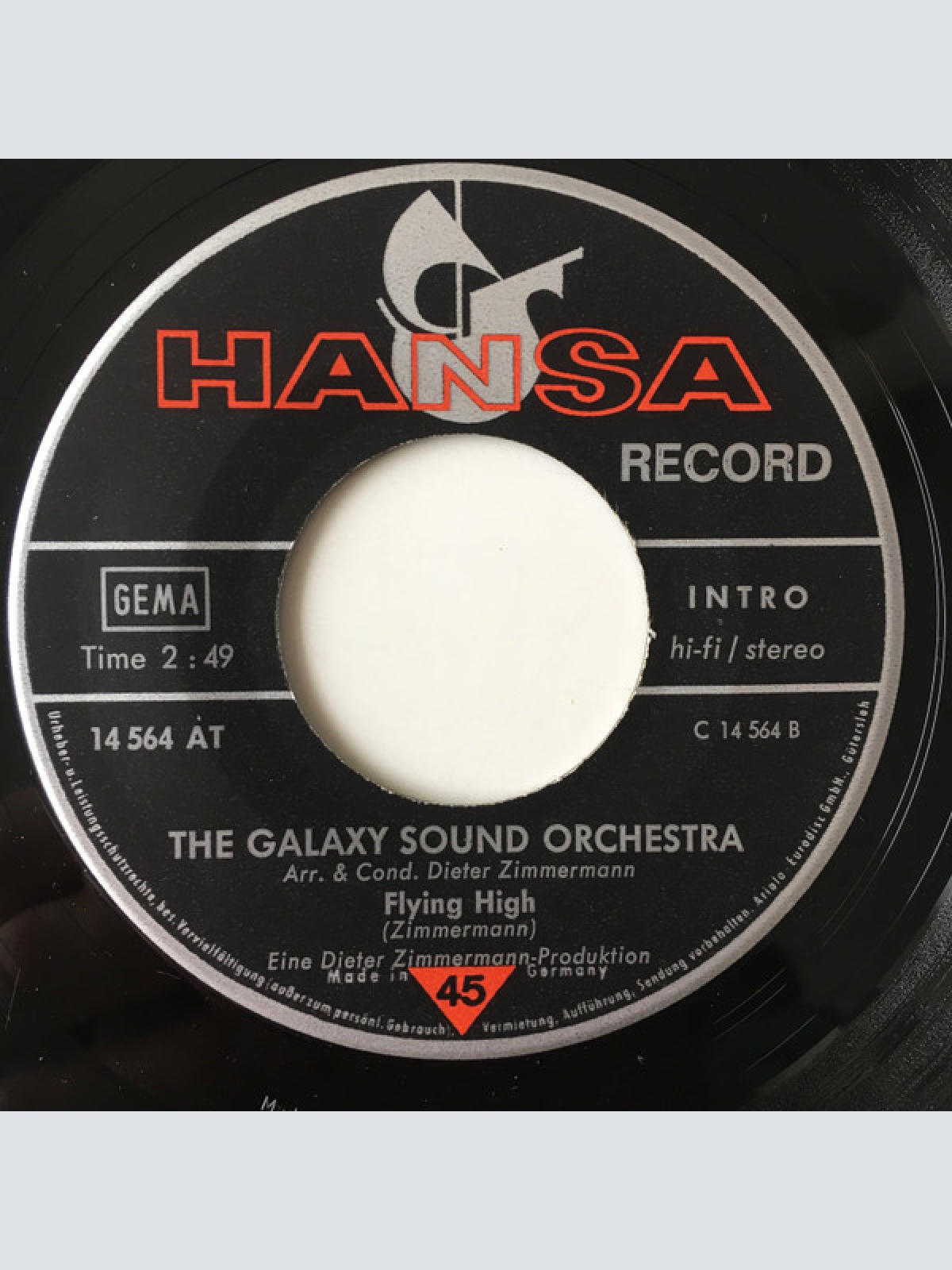 Vinyl / The Galaxy Sound Orchestra - Beach Of Loneliness