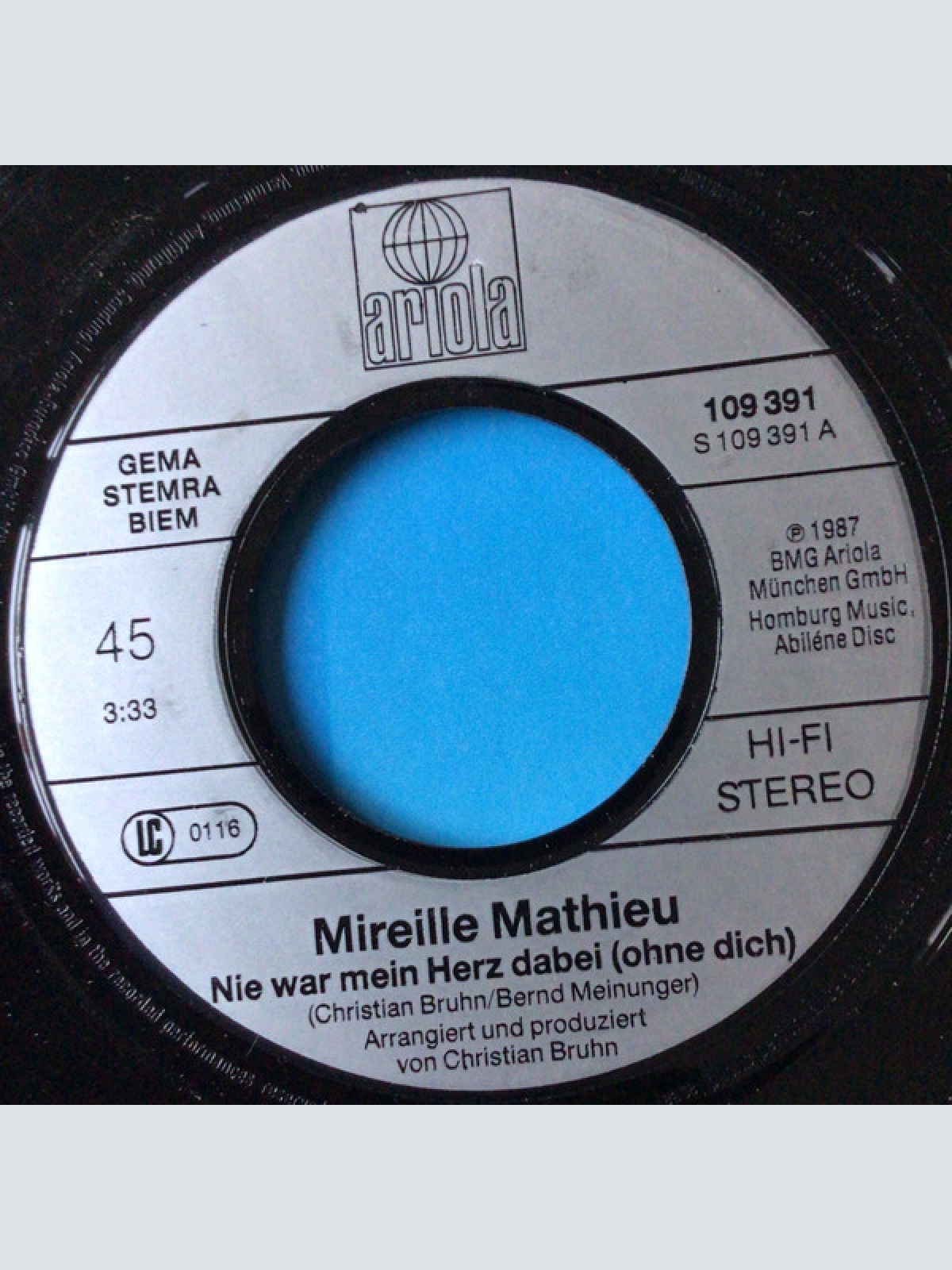Vinyl / Mireille Mathieu - Nie War Mein Herz Dabei (Ohne Dich)