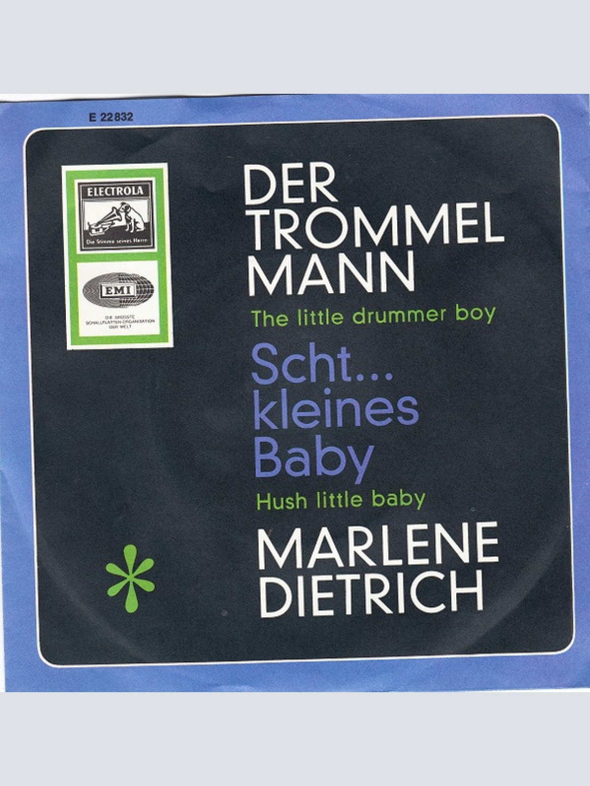 Vinyl / Marlene Dietrich - Der Trommelmann / Scht... Kleines Baby
