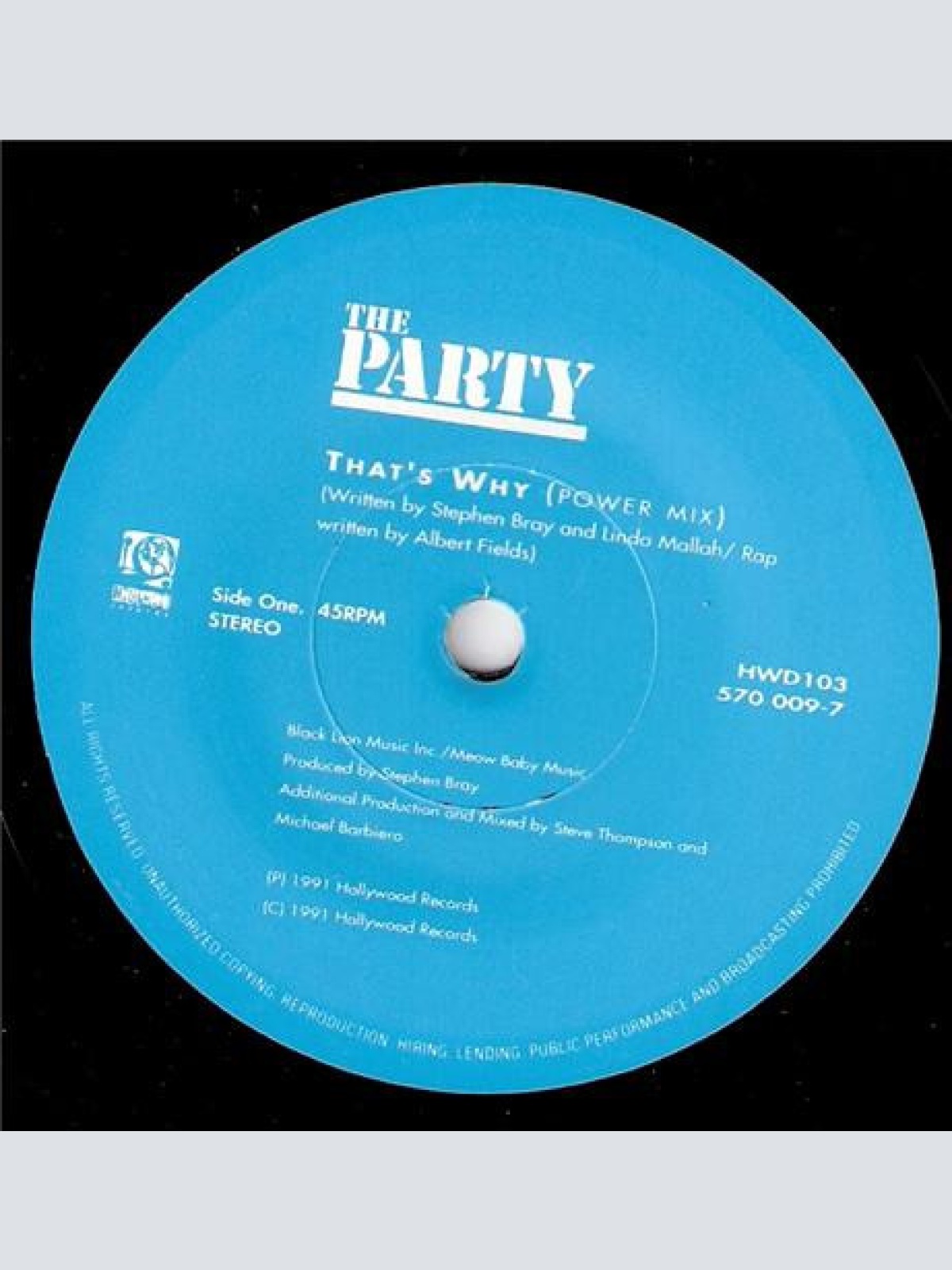 Vinyl / The Party - That's Why