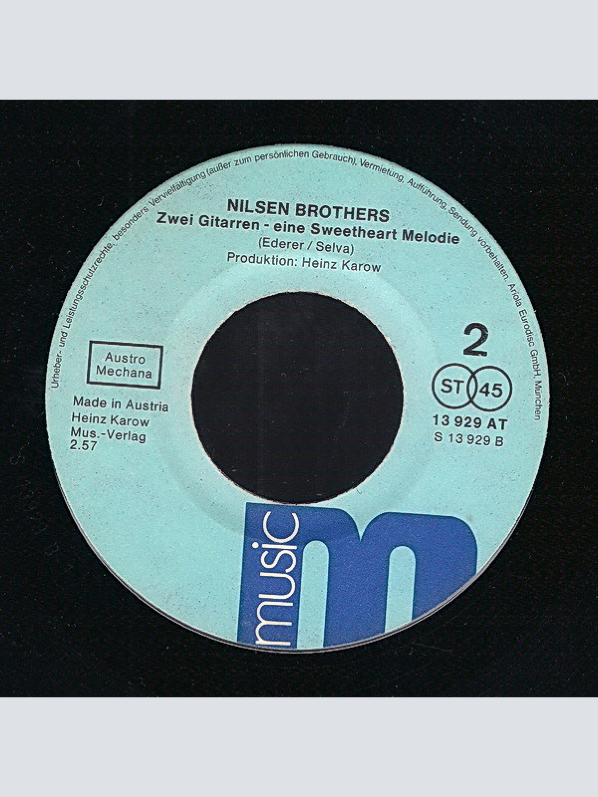 Vinyl / Nilsen Brothers* - Aber Dich Gibt's Nur Einmal Für Mich