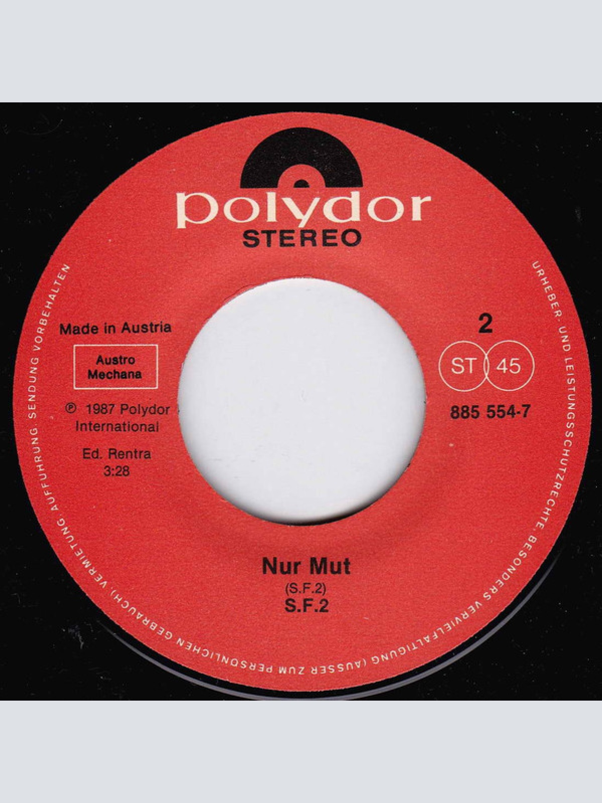 Vinyl / S.F.2 - Der Erste Schritt