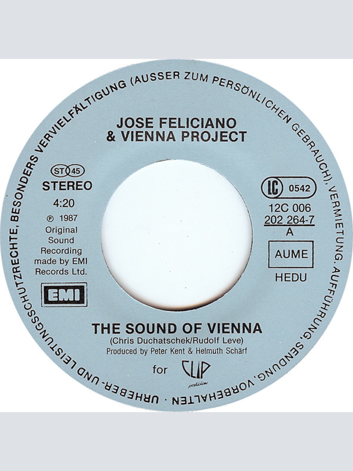 Vinyl / Jose Feliciano* & Vienna Project (2) - The Sound Of Vienna