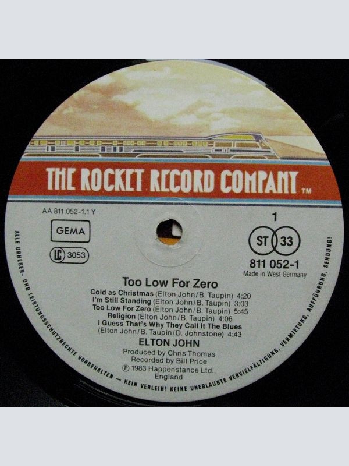 Vinyl / Elton John - Too Low For Zero