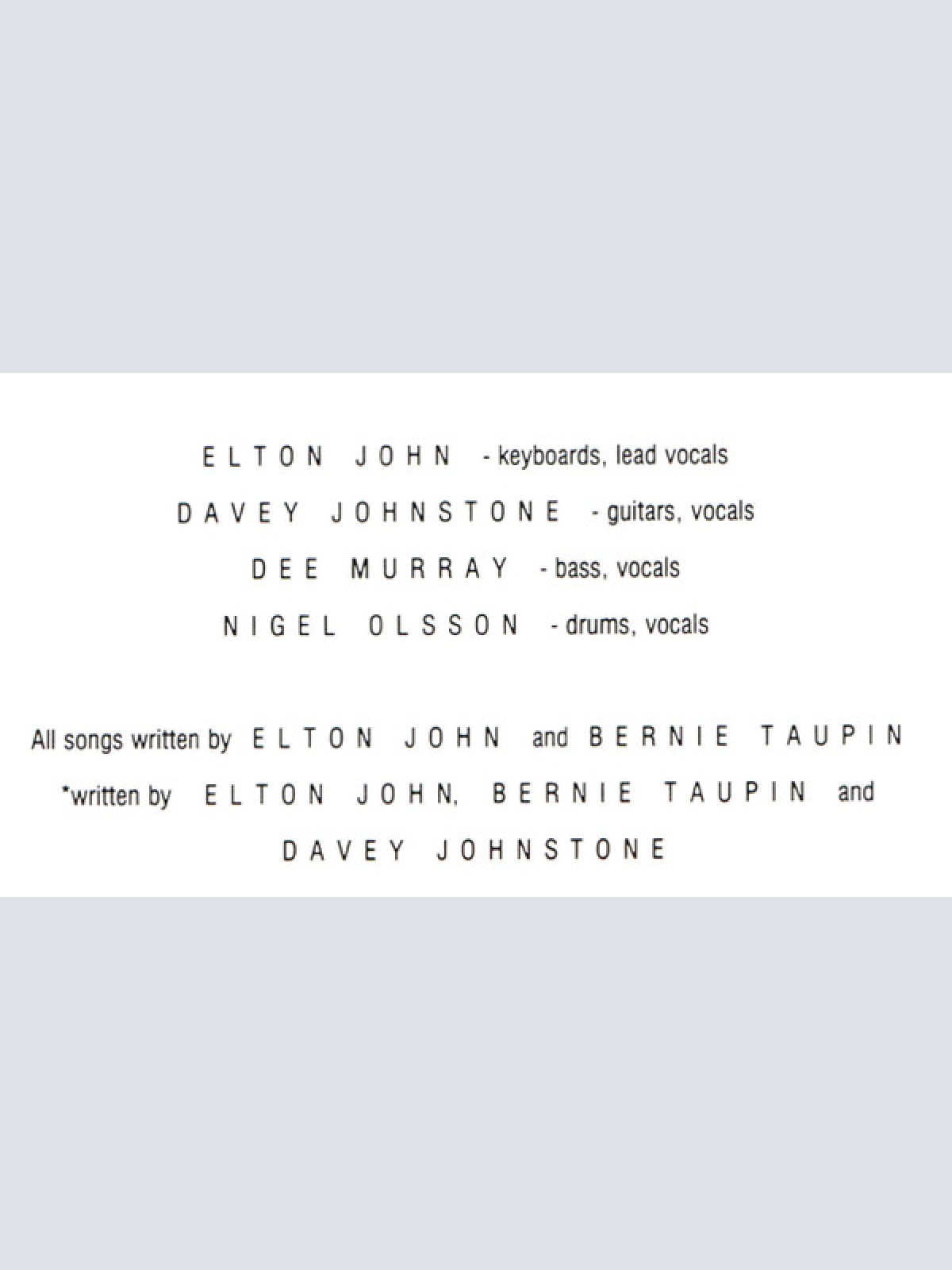 Vinyl / Elton John - Too Low For Zero