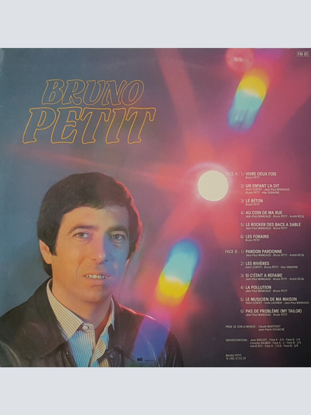 Vinyl / Bruno Petit* - Le Prêtre De La Chanson