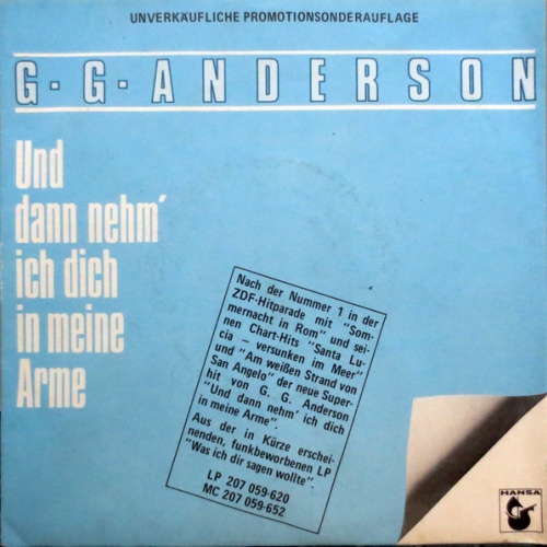 Vinyl / G • G • Anderson* - Und Dann Nehm' Ich Dich In Meine Arme