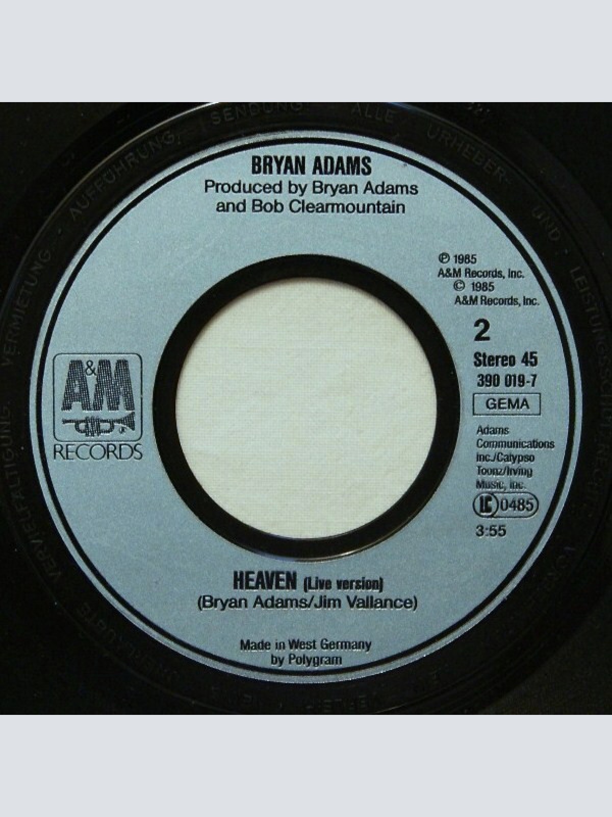 Vinyl / Bryan Adams - Heaven