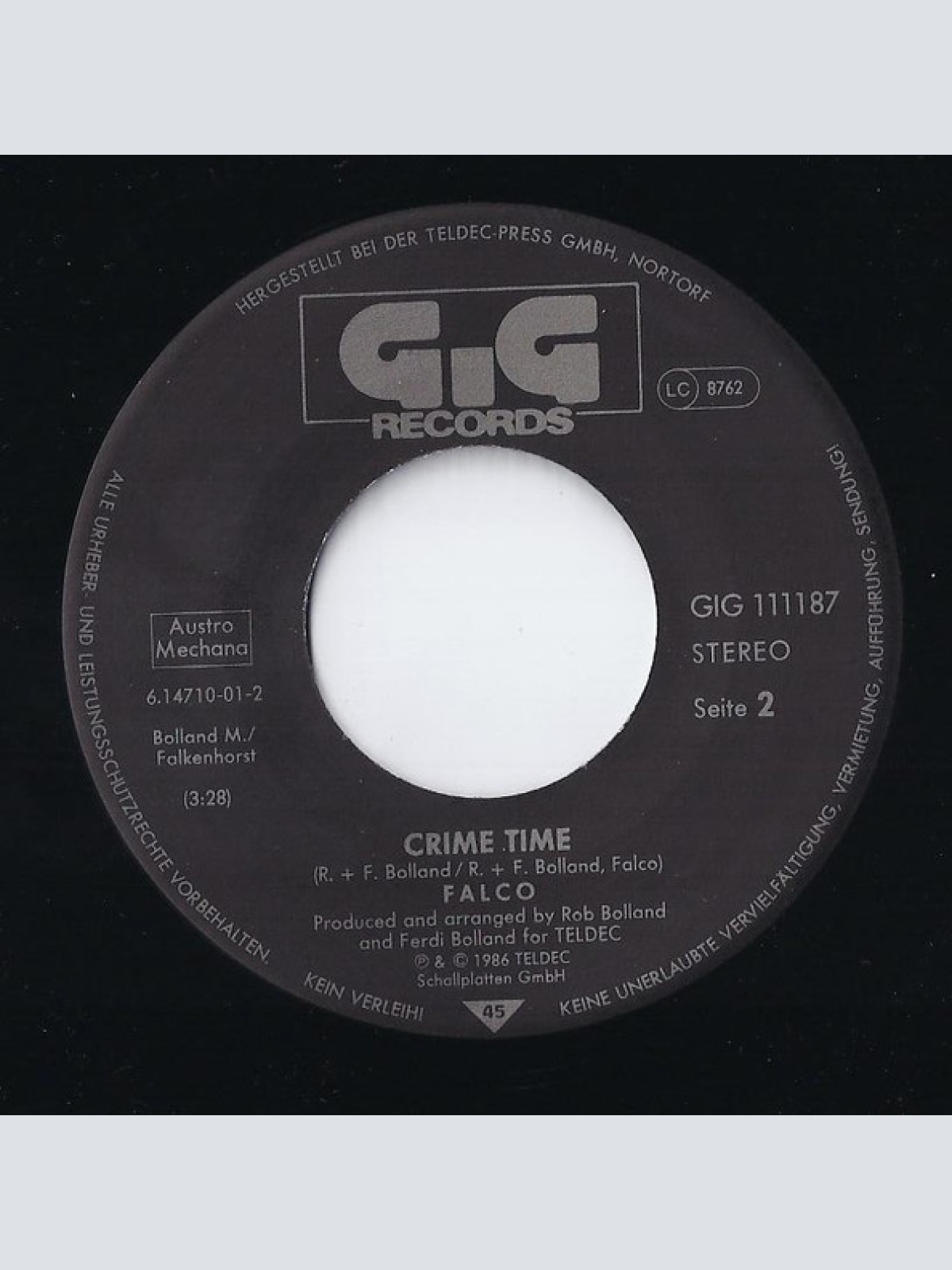 Vinyl / Falco - Coming Home (Jeanny Part 2, Ein Jahr Danach)