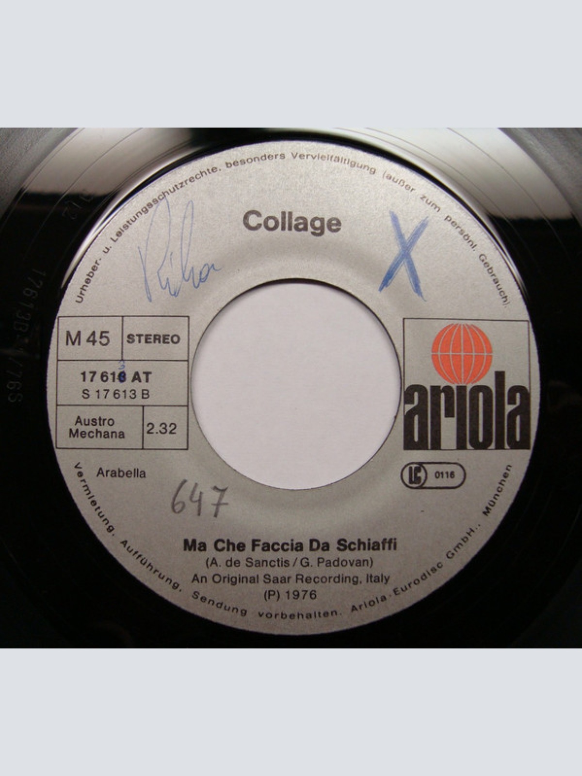 Vinyl / Collage (11) - Due Ragazzi Nel Sole / Ma Che Faccia Da Schiaffi