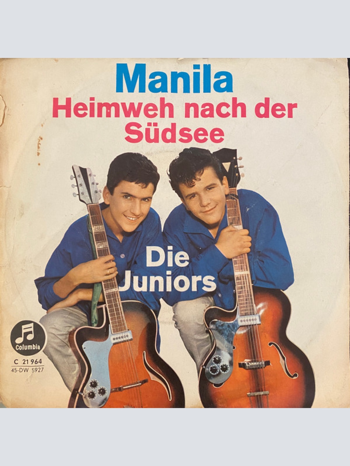 Vinyl / Die Juniors - Manila / Heimweh Nach Der Südsee