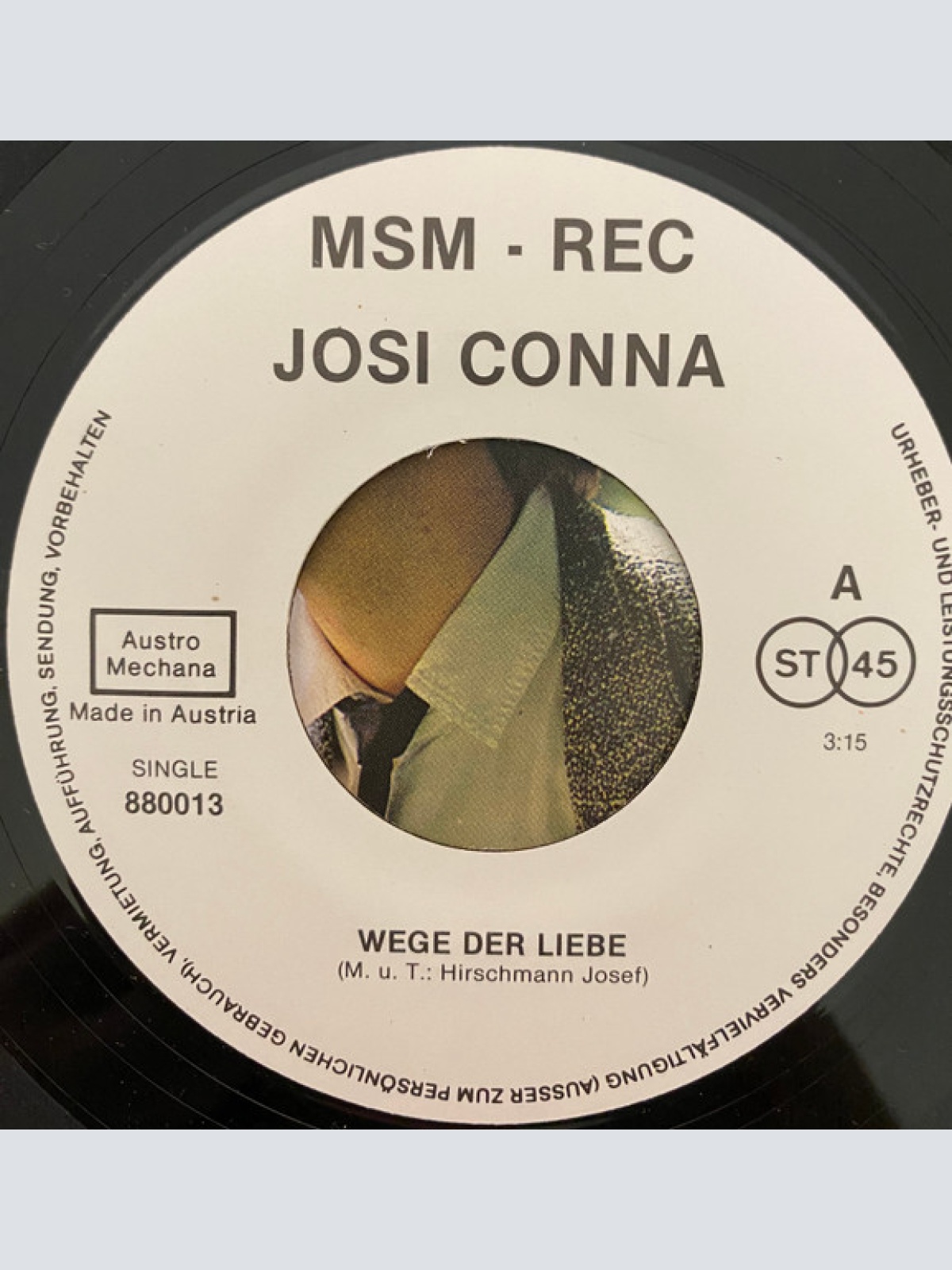Vinyl / Josi Conna - Wege Der Liebe / Dreaming Heart (Instrumental)