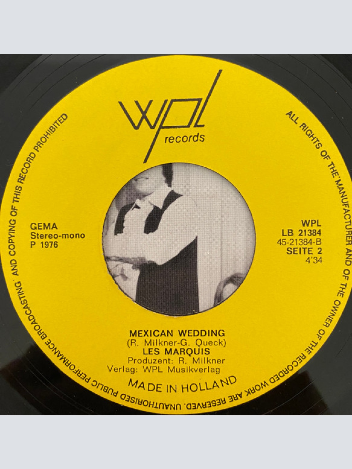 Vinyl / Les Marquis (5) - All For His Glory / Mexican Wedding