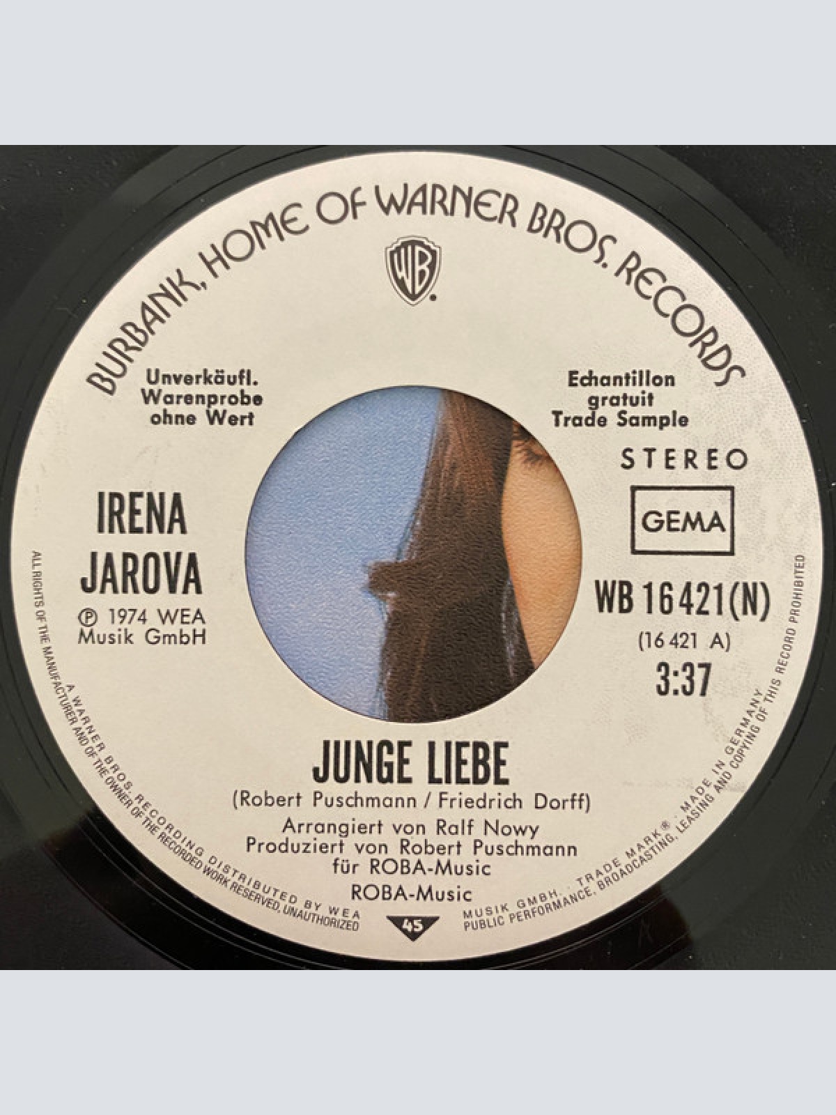 Vinyl / Irena Jarova* - Junge Liebe