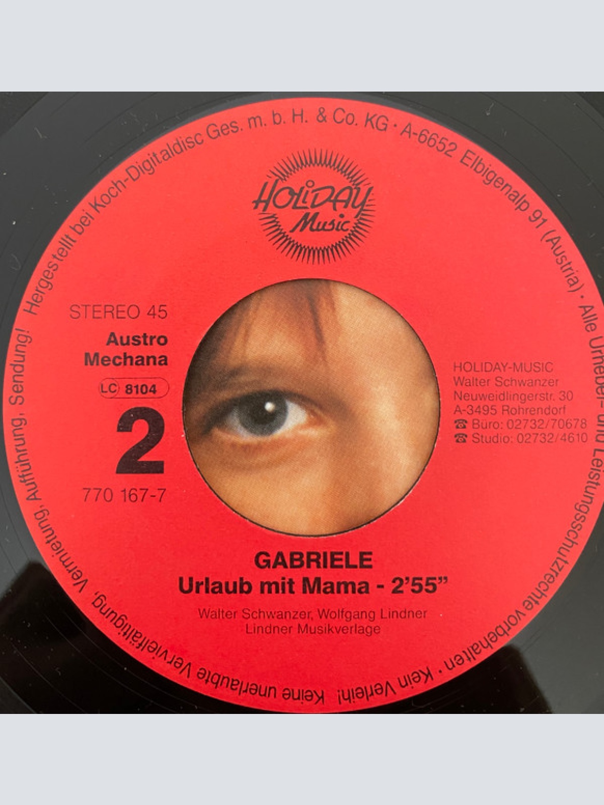 Vinyl / Gabriele (12) - Mama Und Papa / Urlaub Mit Mama