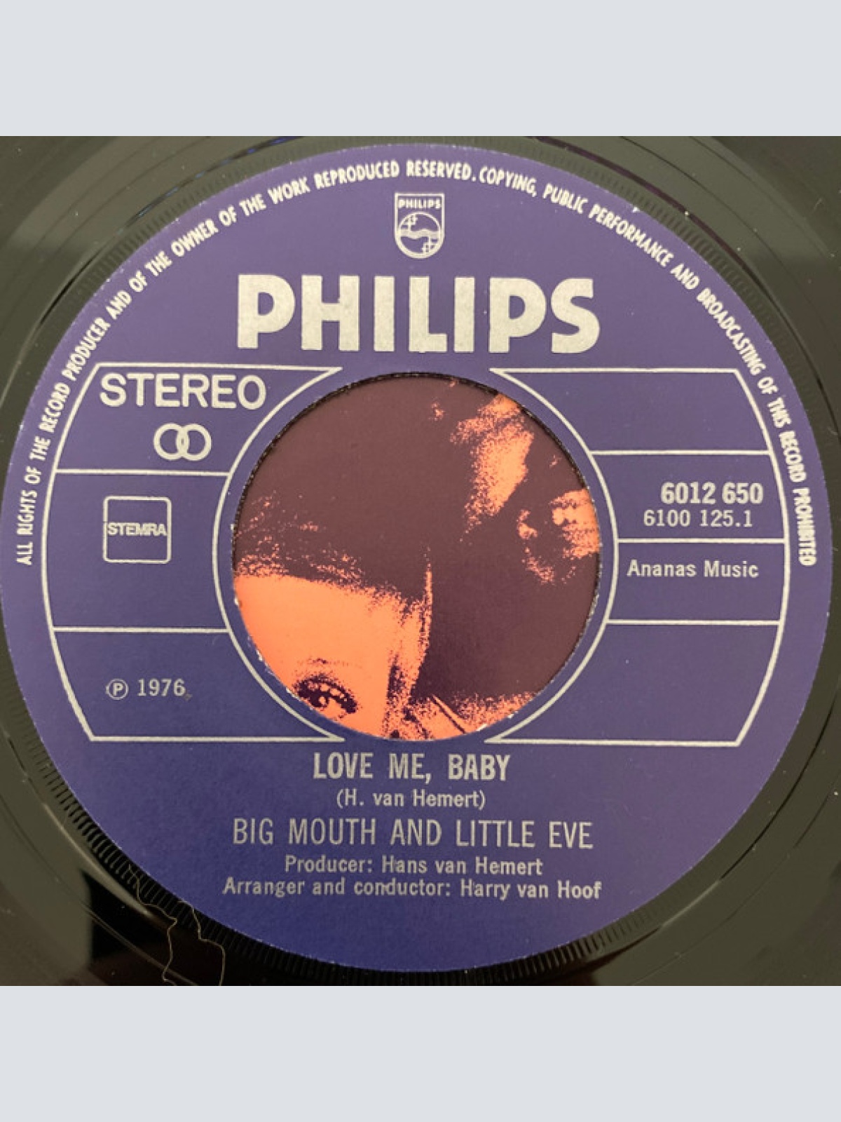 Vinyl / Big Mouth And Little Eve* - Love Me, Baby
