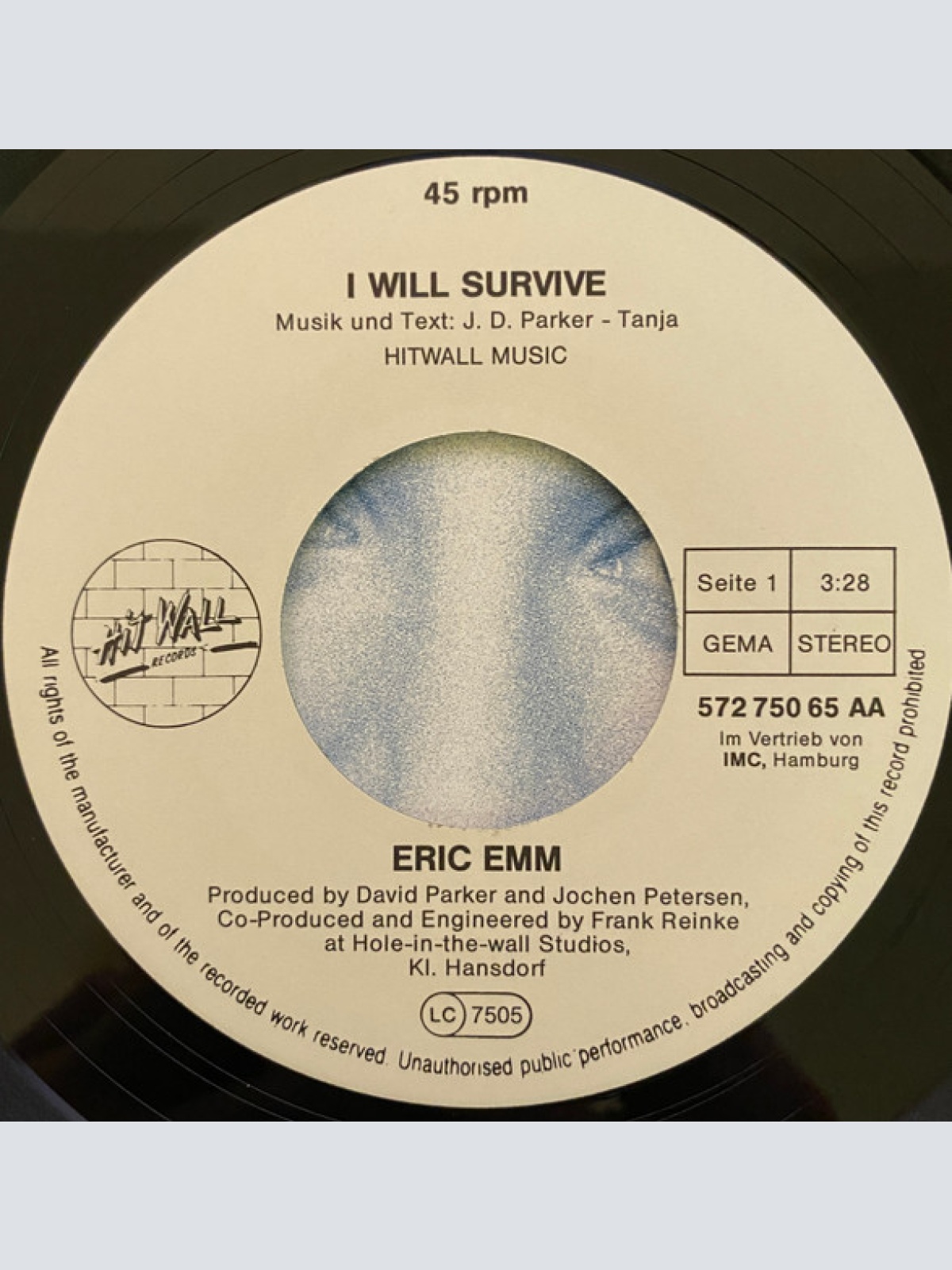 Vinyl / Eric Emm - I Will Survive