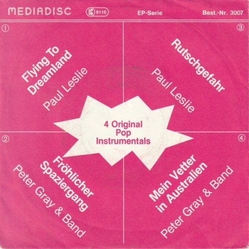 Vinyl / Paul Leslie, Peter Gray & Band - 4 Original Pop Instrumentals