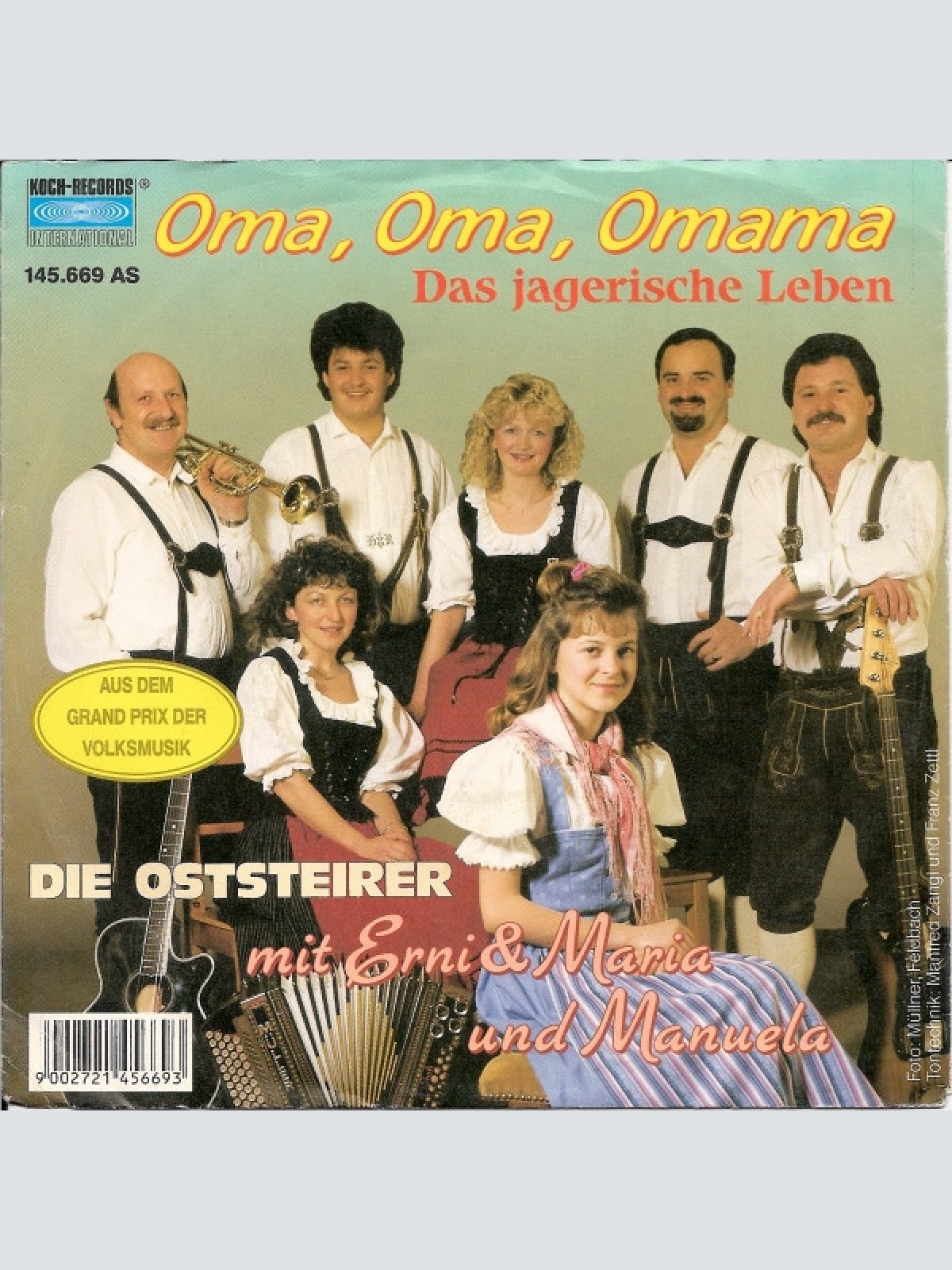 Vinyl / Die Oststeirer Mit Erni & Maria Und Manuela* - Oma, Oma, Omama / Das Jagerische Leben