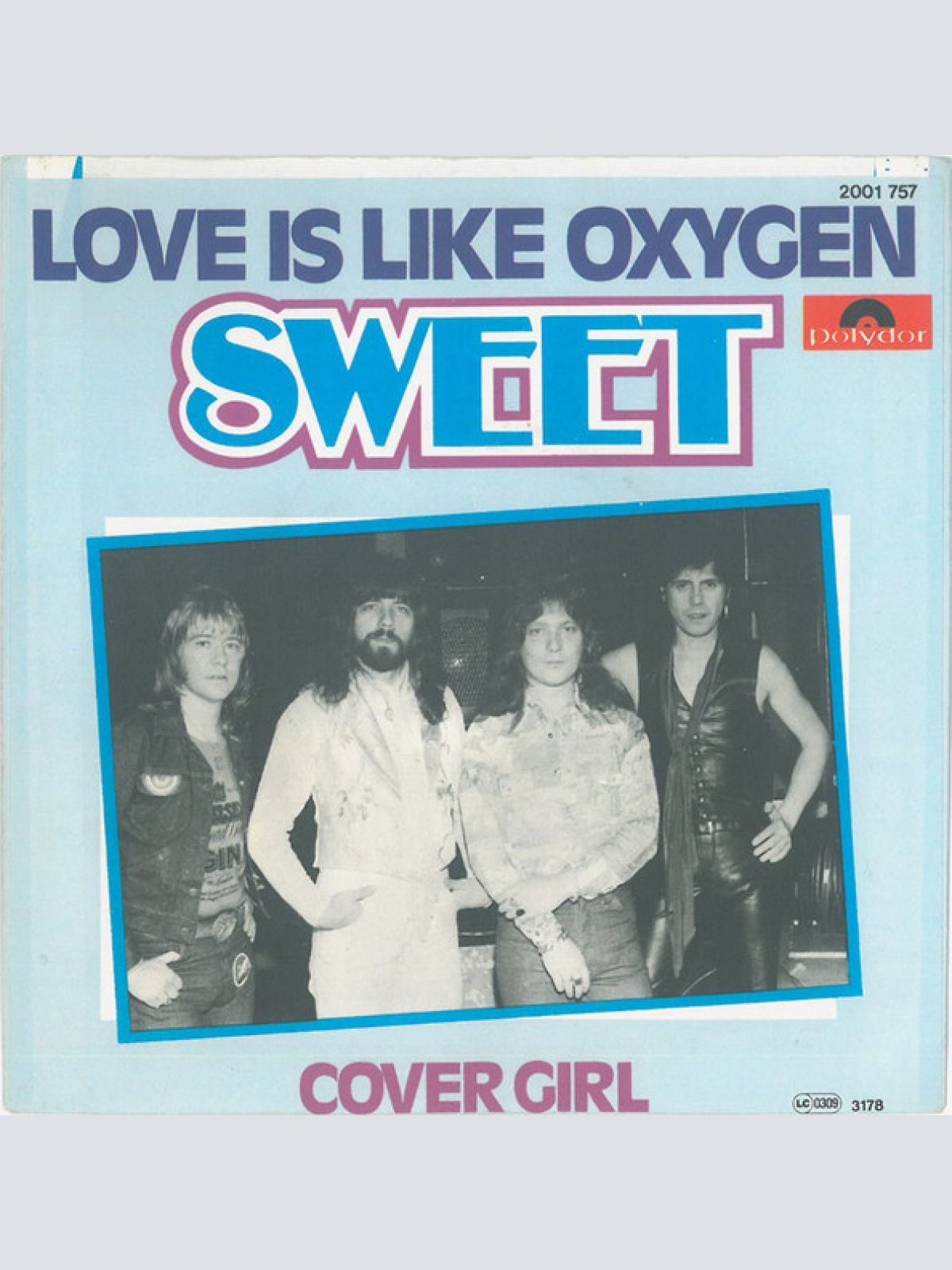 Vinyl / Sweet* - Love Is Like Oxygen