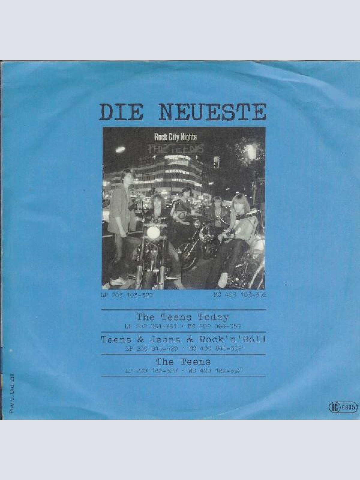 Vinyl / The Teens - Eloise / Too Bad Ya Don't Love Me