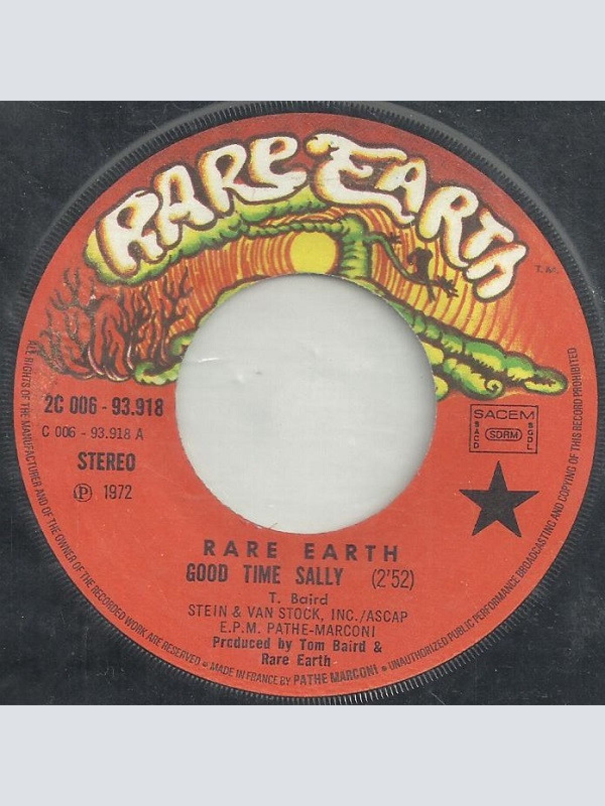 Vinyl / Rare Earth - Good Time Sally