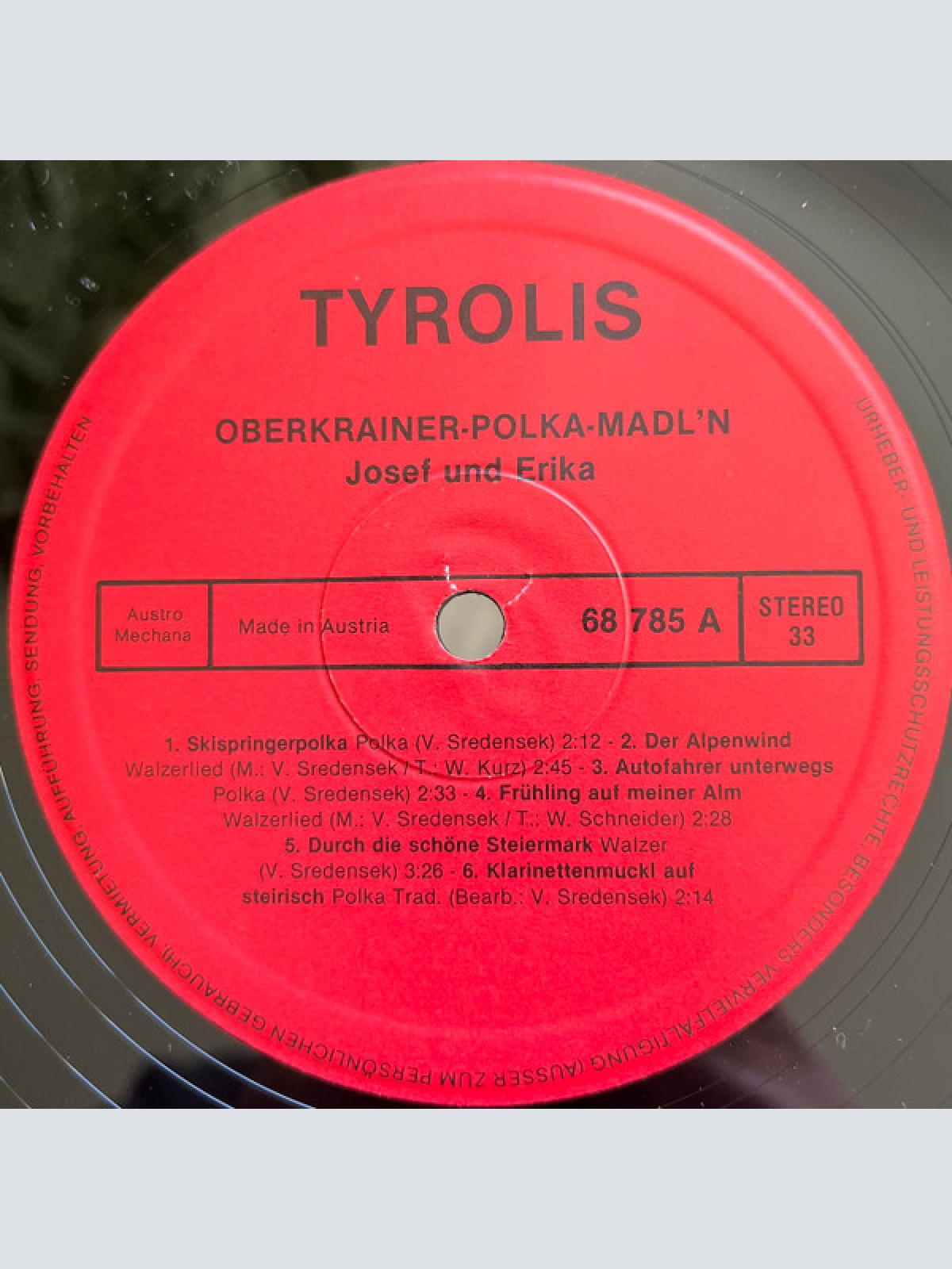 Vinyl / Oberkrainer - Polka - Madln - Oberkrainer - Polka - Madln