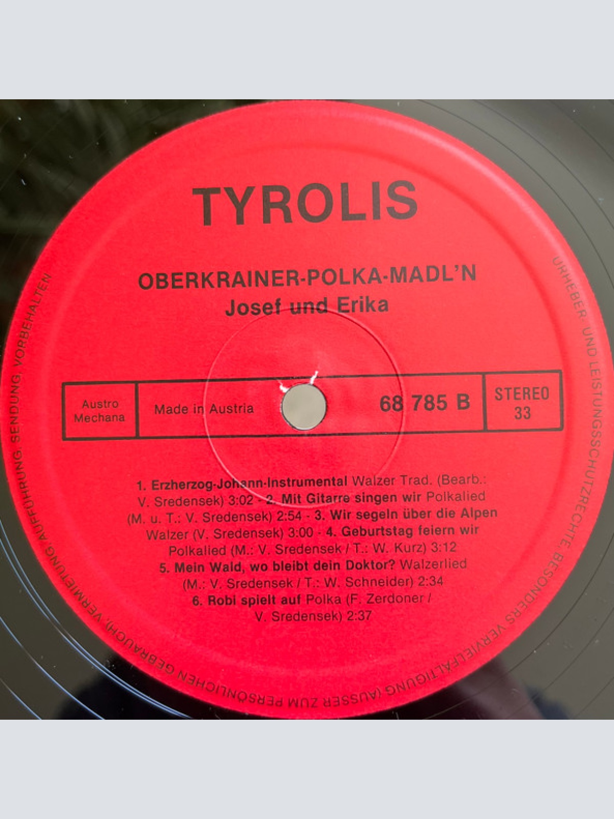 Vinyl / Oberkrainer - Polka - Madln - Oberkrainer - Polka - Madln